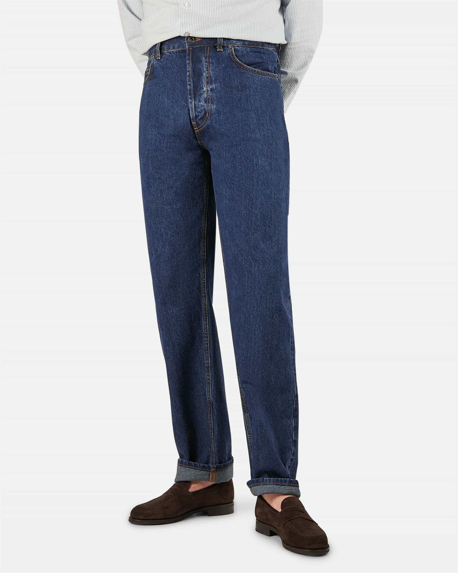 Selvedge Denim Jeans Navy