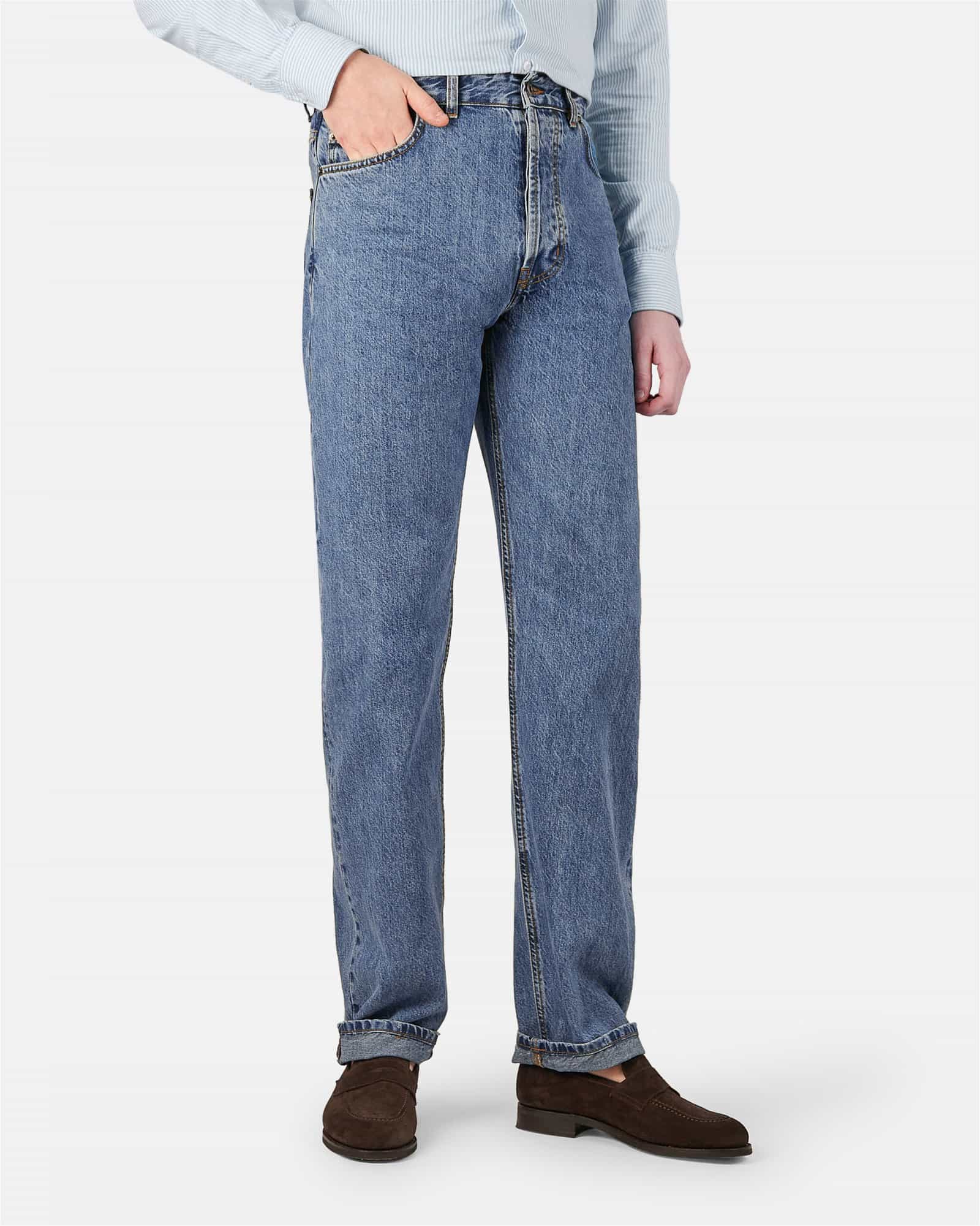 Selvedge Denim Jeans Blue