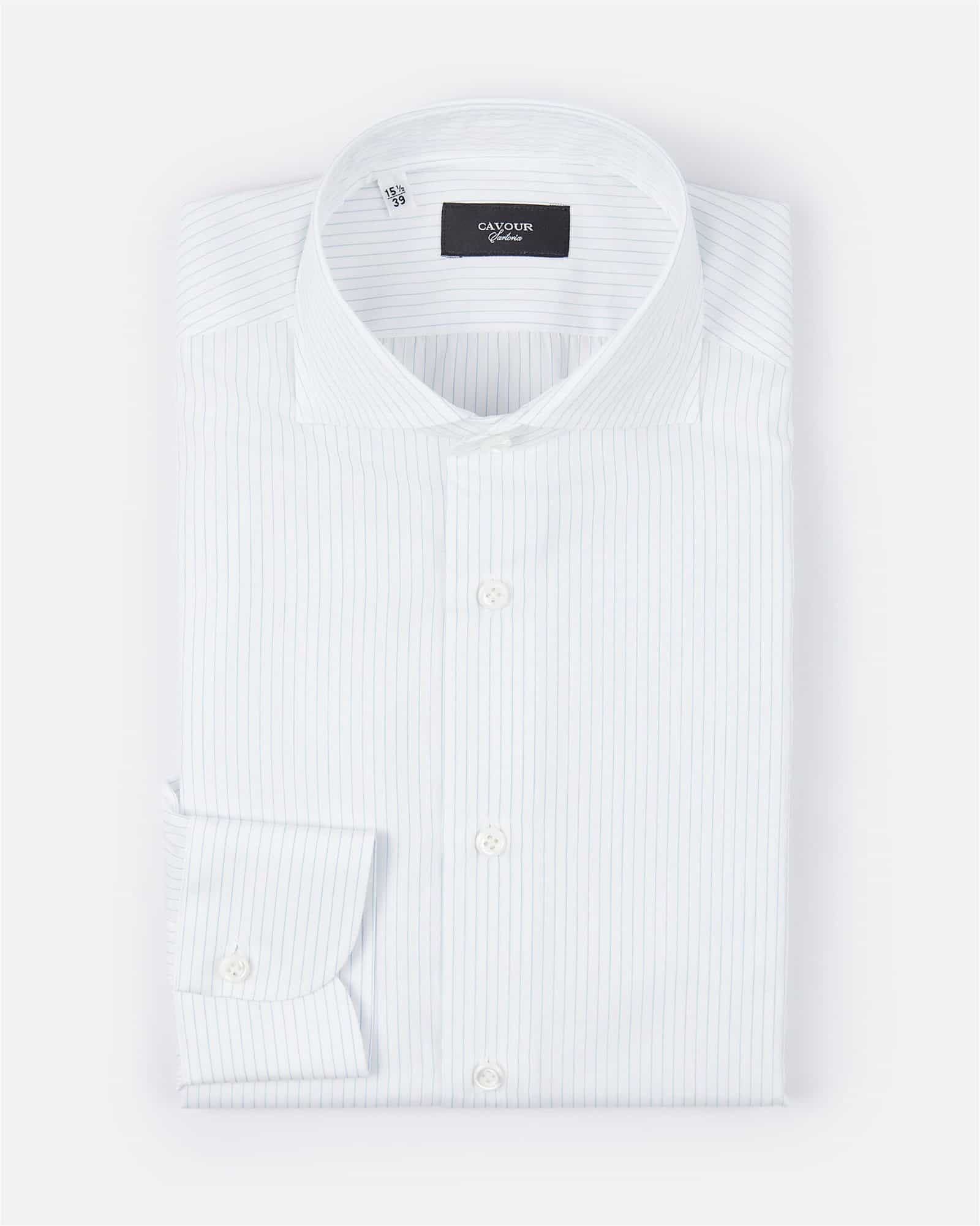 Sartoria Needle Stripe White