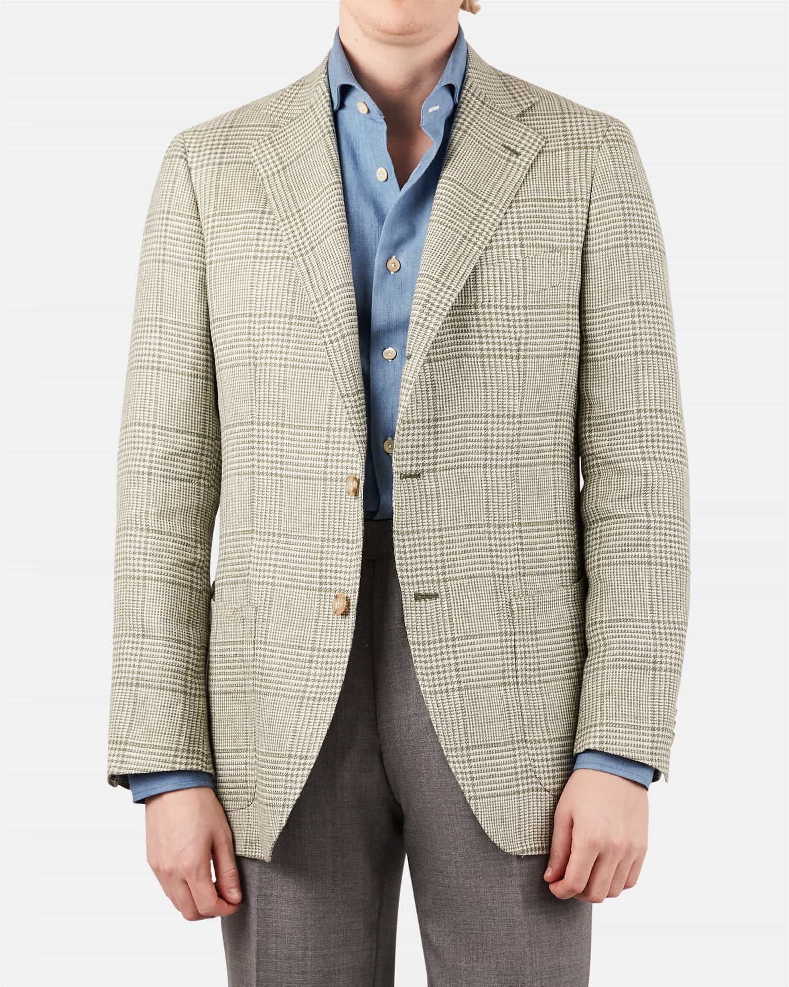 Summer Prince of Wales Jacket Green