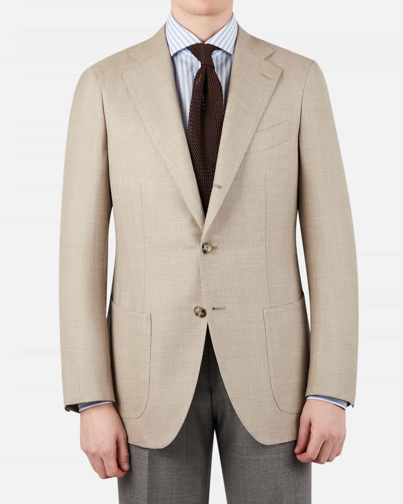 Solid Summer Jacket Beige