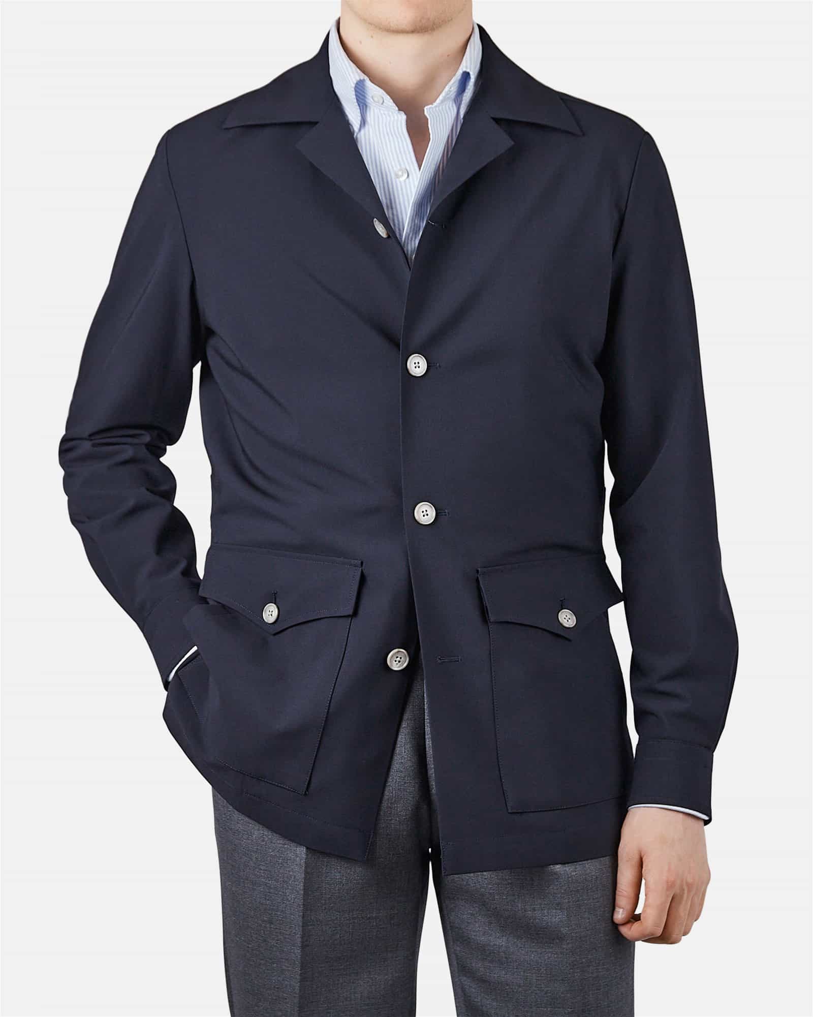 Technical Travel Jacket Navy