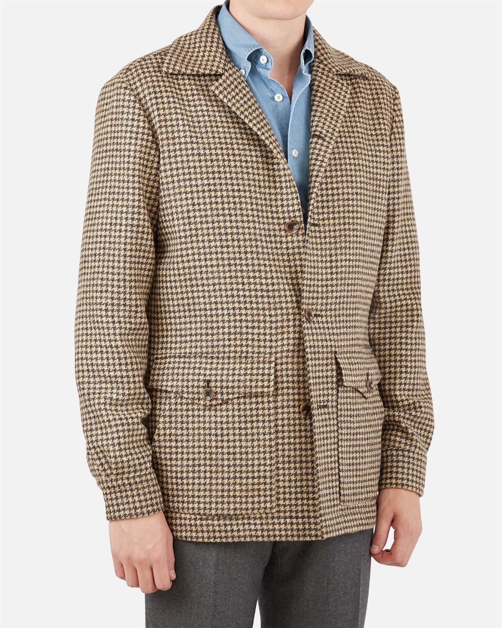Tweed Travelers Jacket Beige