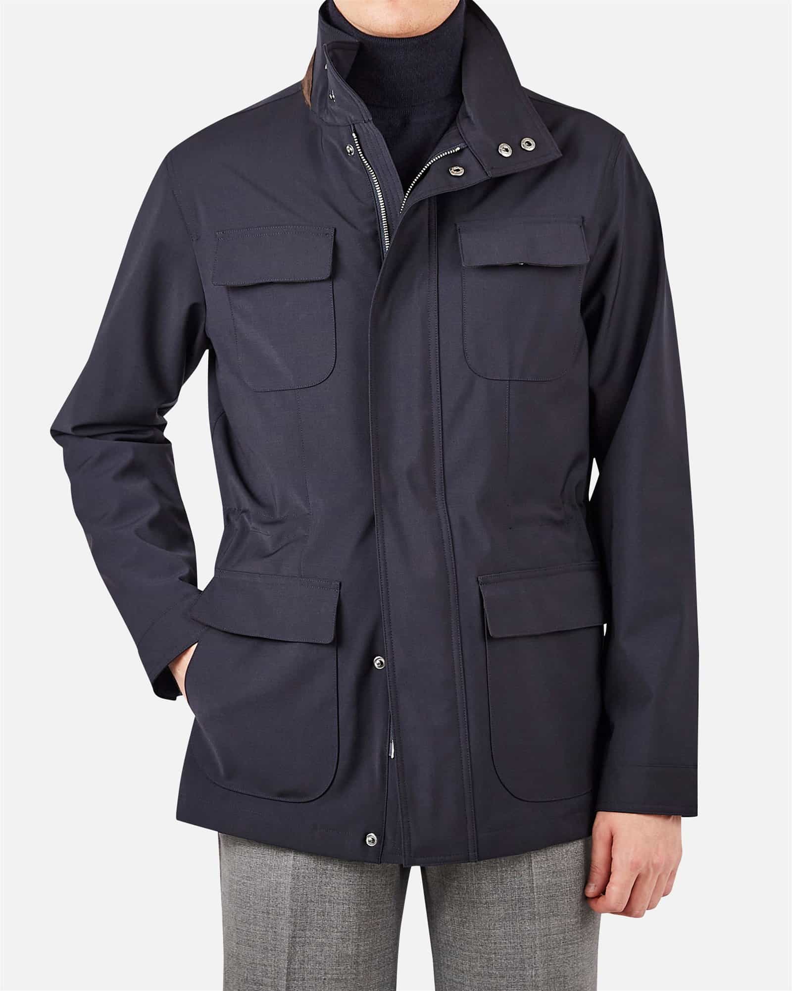 Technical Field Jacket Navy