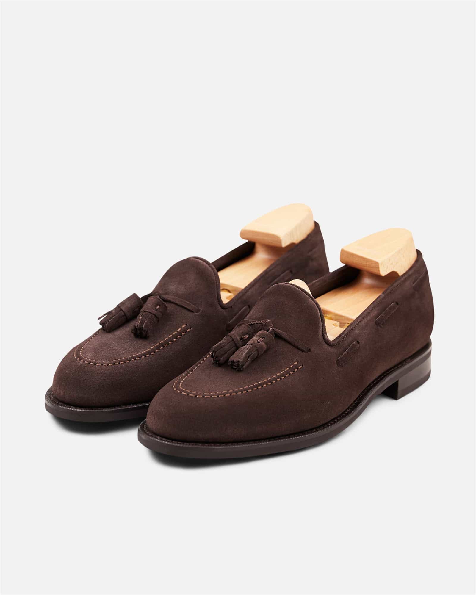 Tassel Loafer Rubber Sole Dark Brown