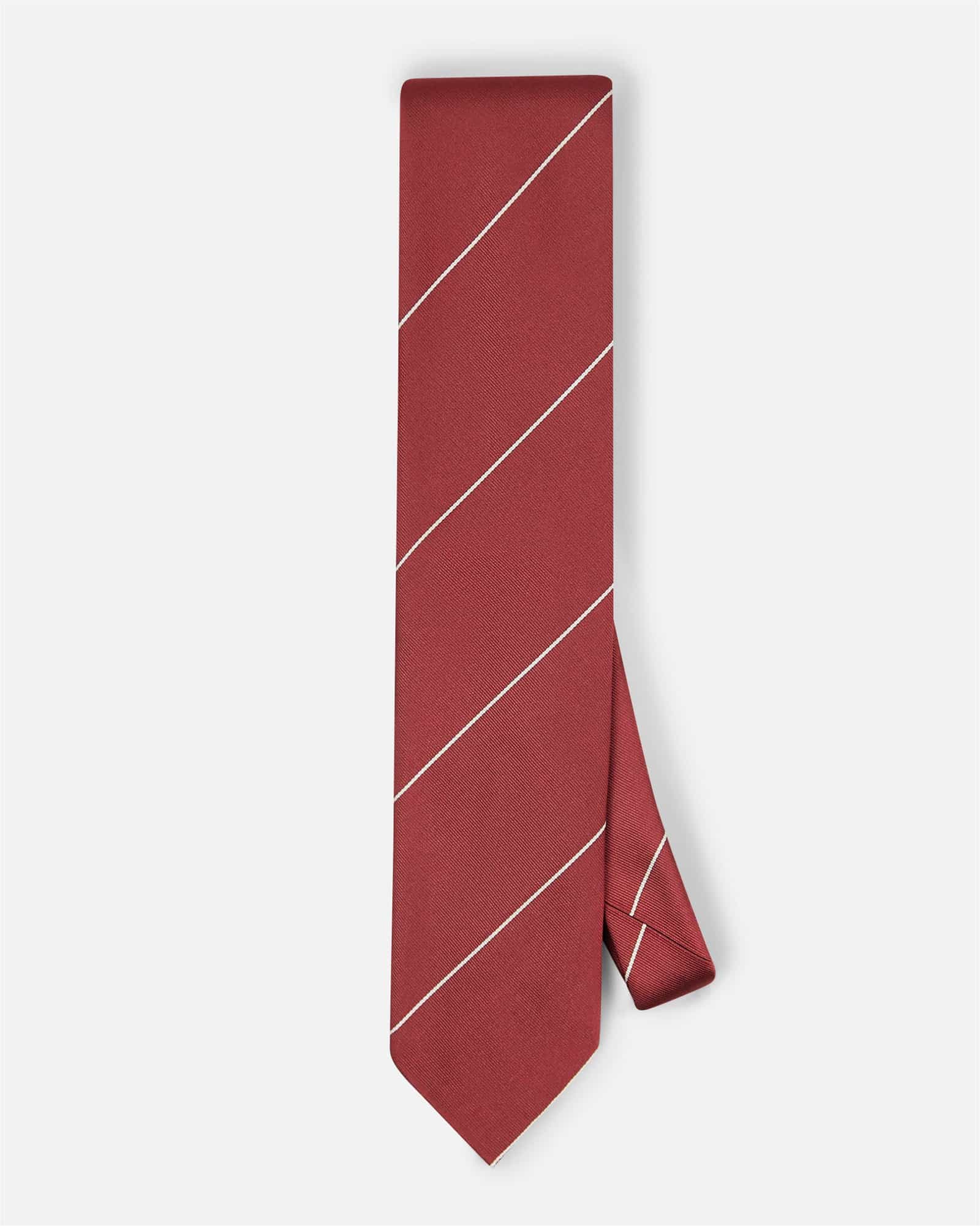 Stripe Tie Red