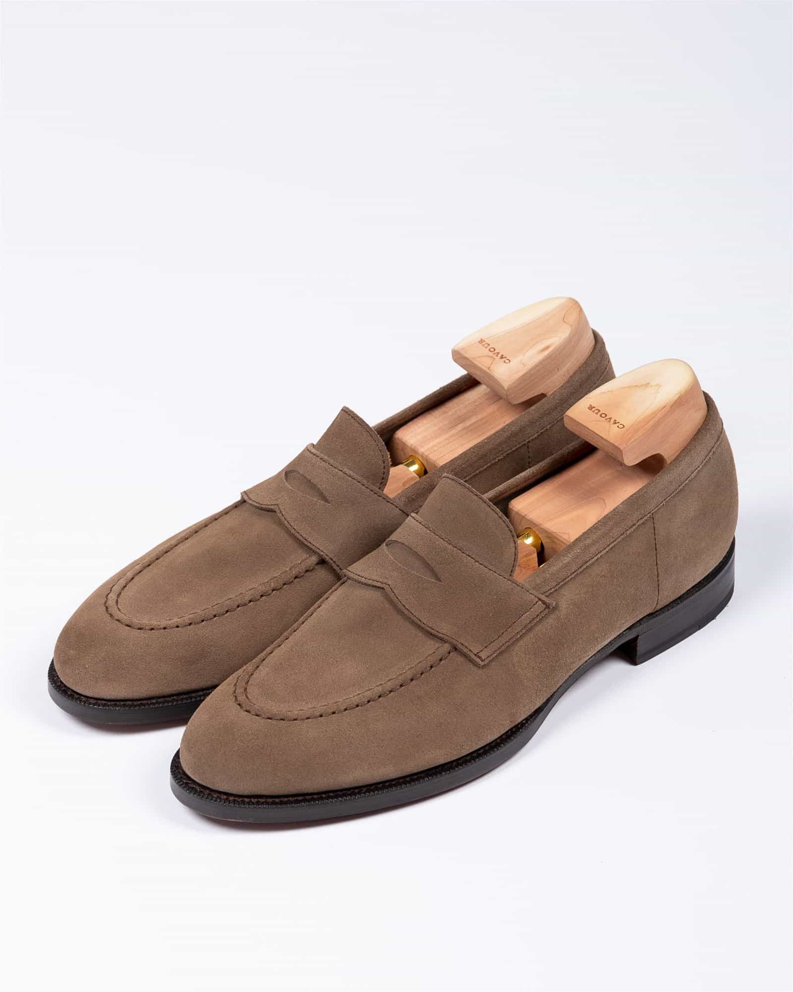 Unlined Penny Loafer Taupe