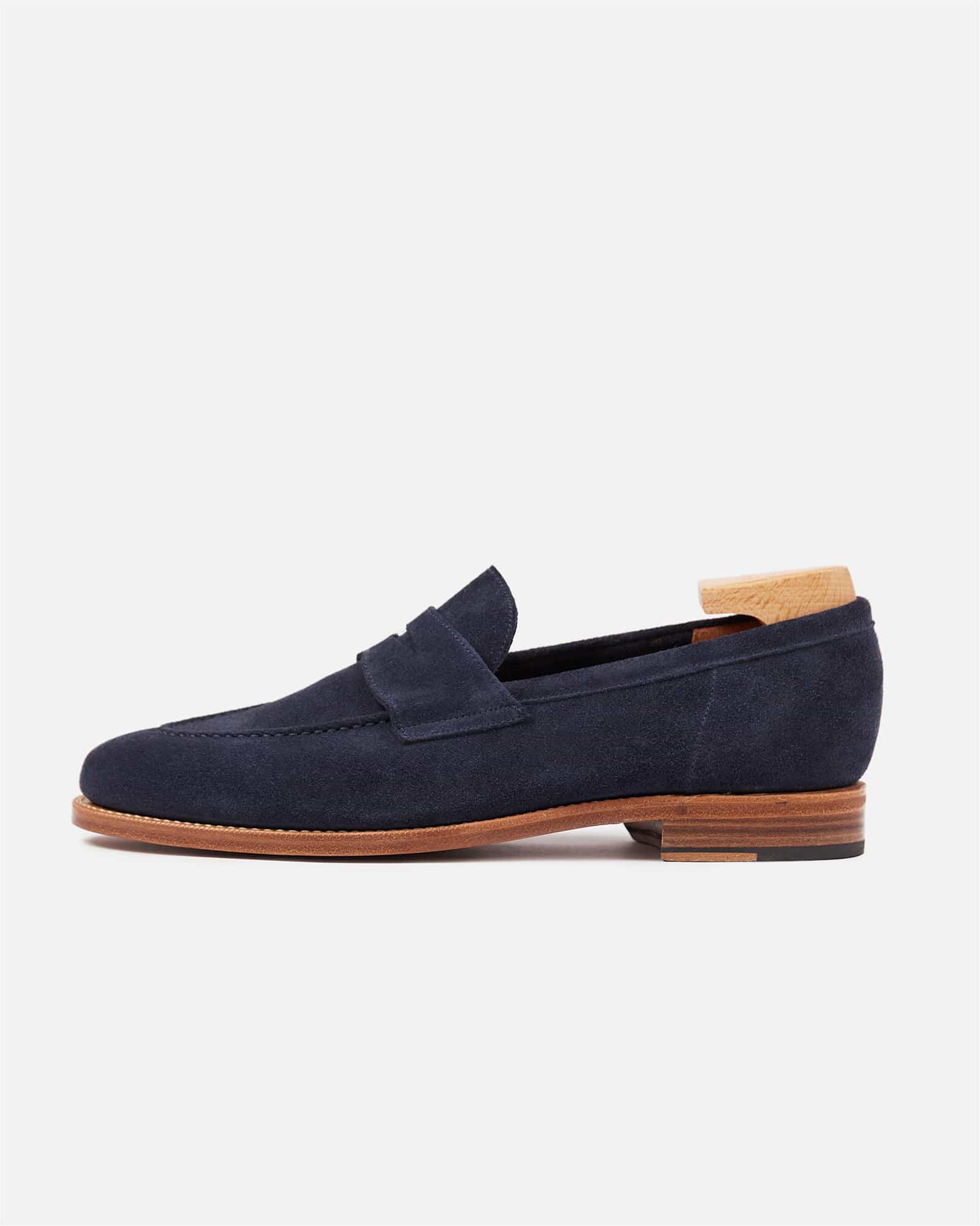 Unlined Penny Loafer Navy