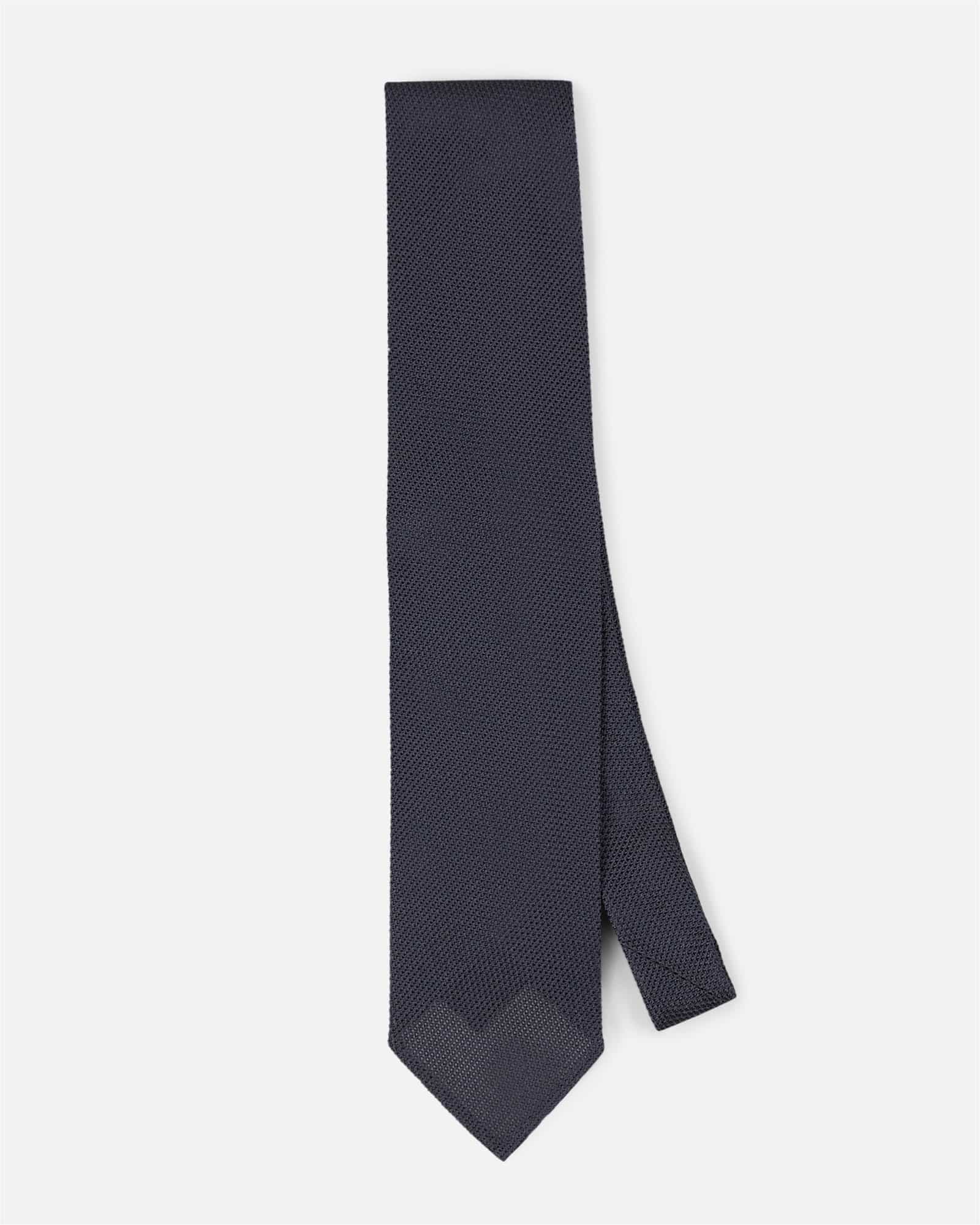 Grenadine Silk Tie Navy