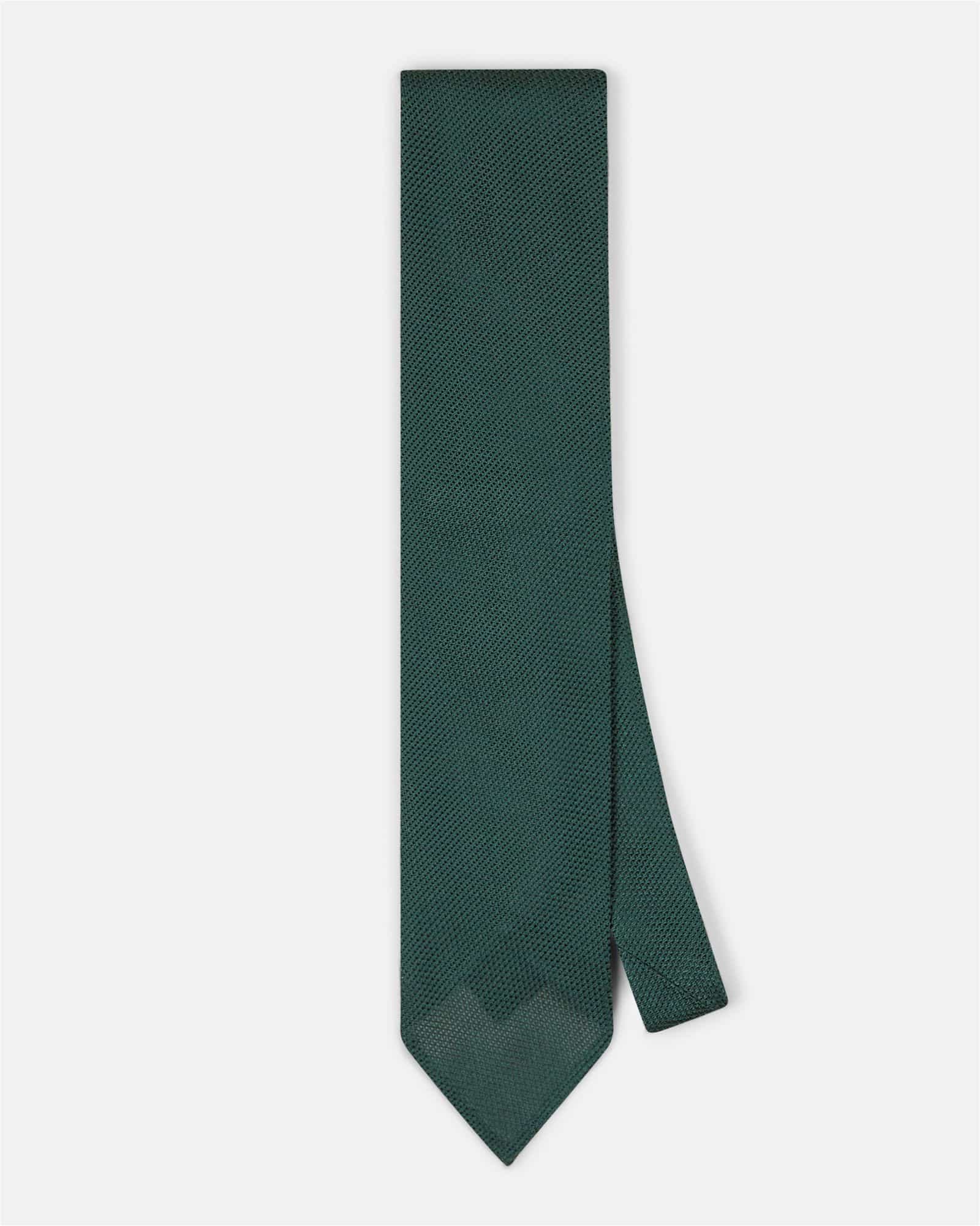 Grenadine Silk Tie Green