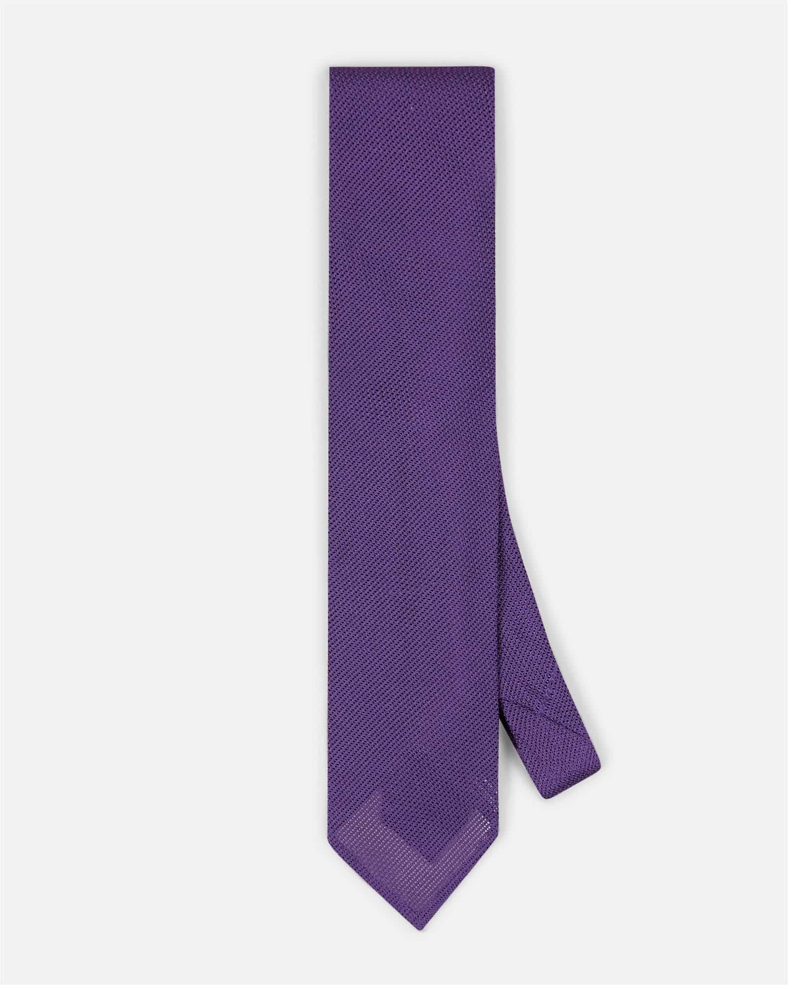 Grenadine Silk Tie Purple