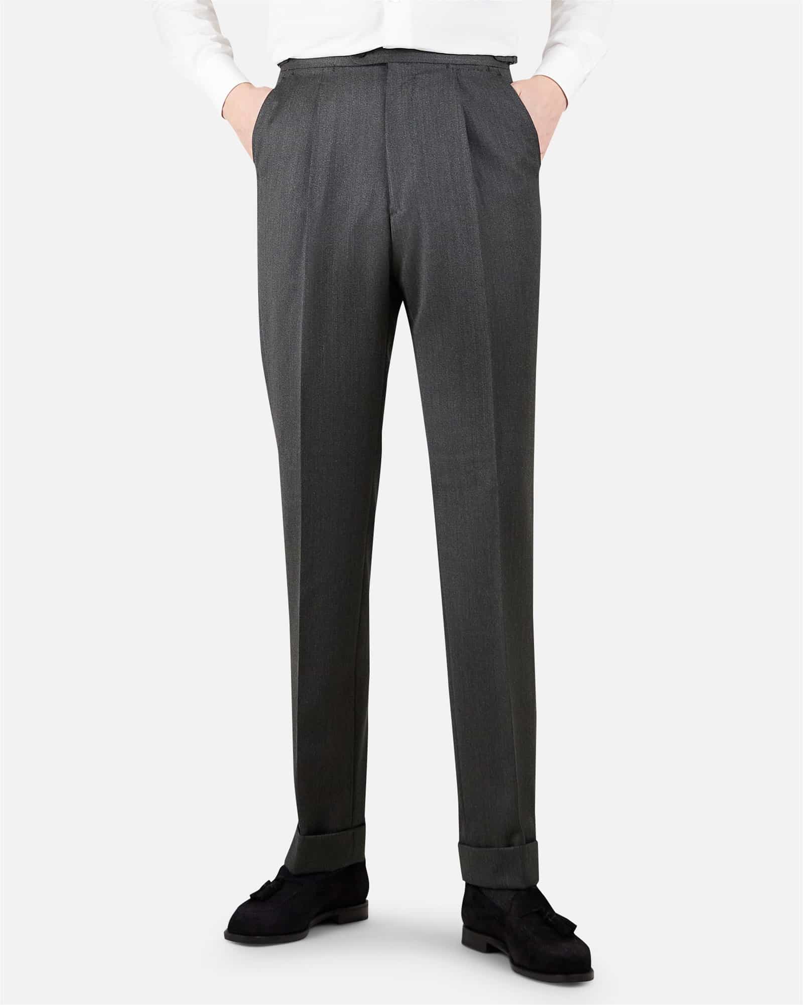 Mod 3 Covert Wool Trouser Olive