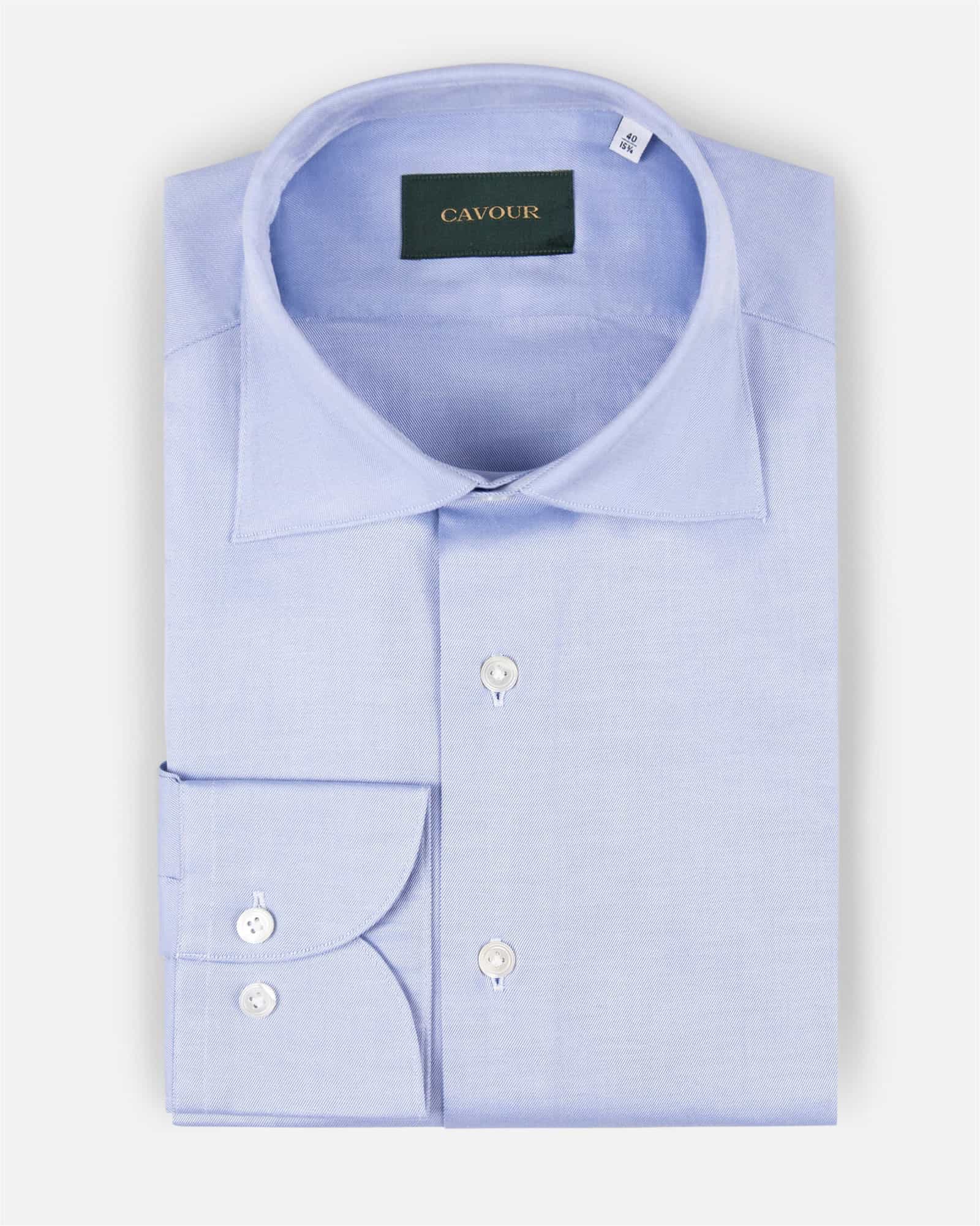 Plain Twill Shirt Blue
