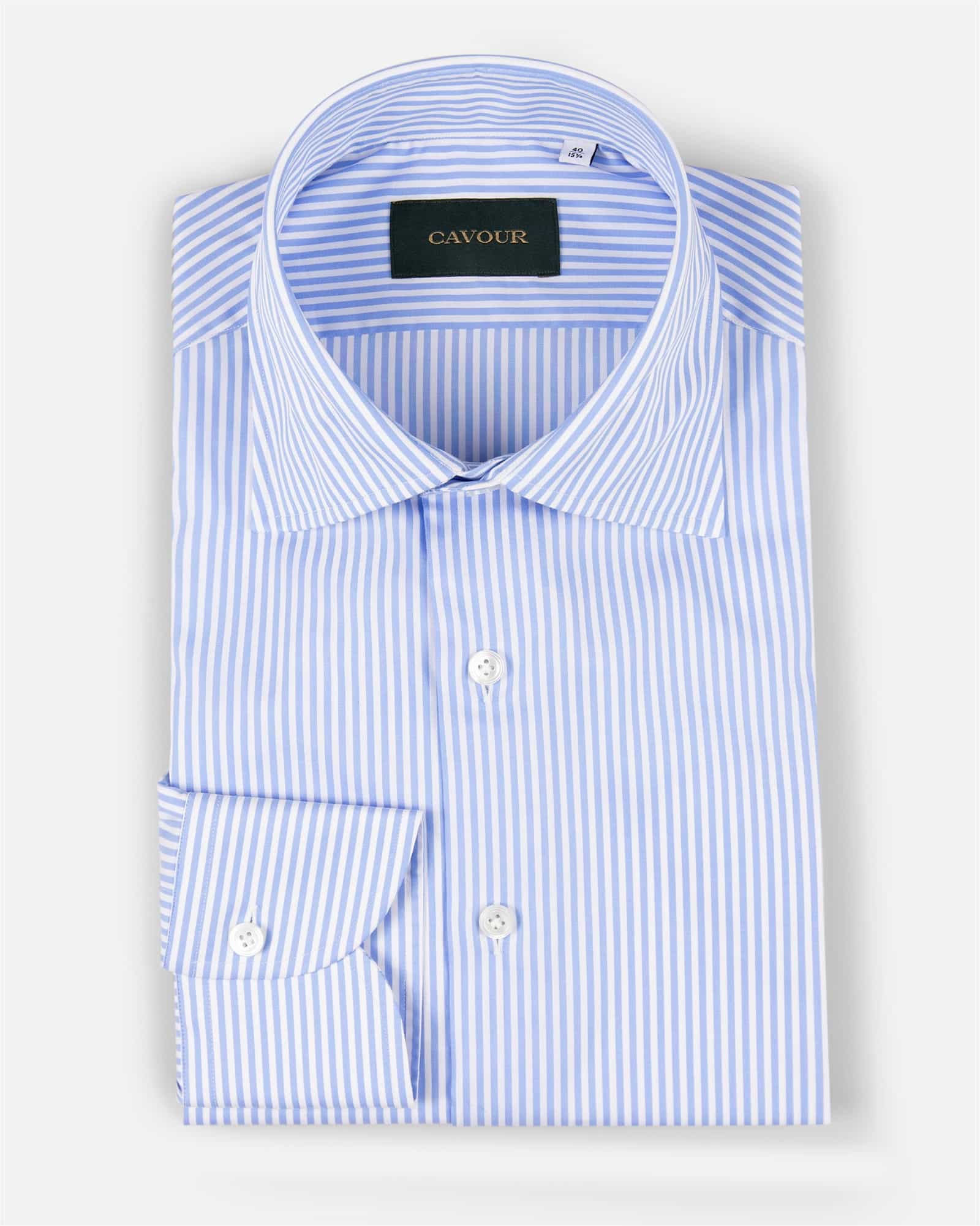 Premium Bengal Striped Shirt Blue