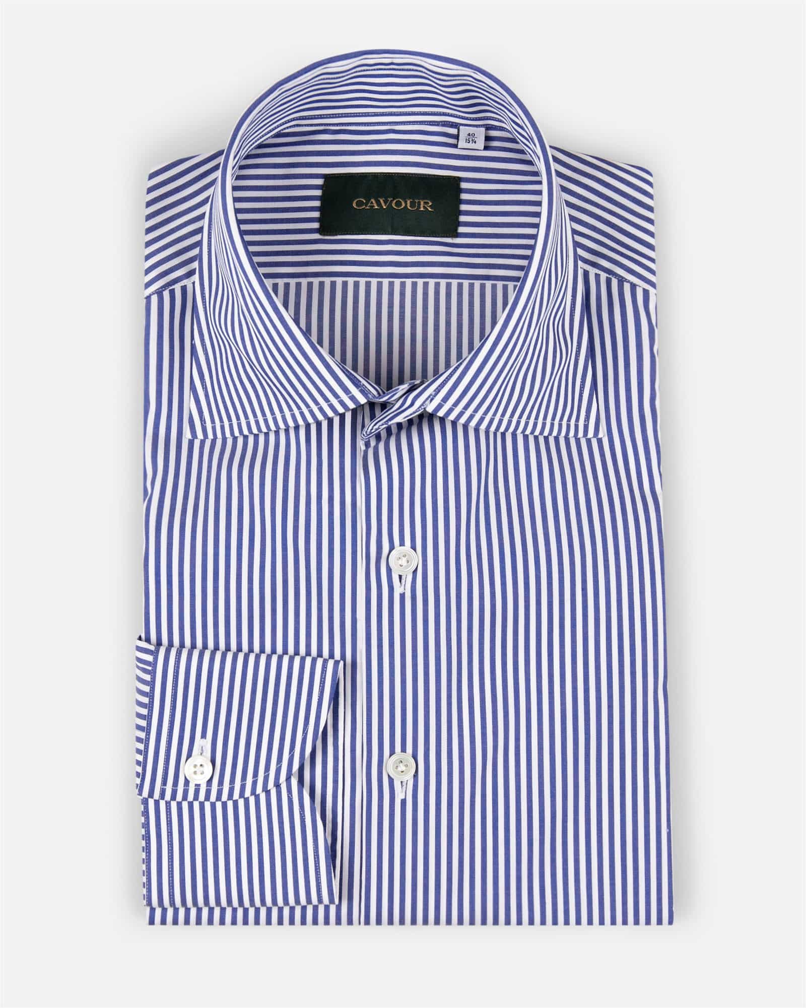 Premium Bengal Striped Shirt Navy