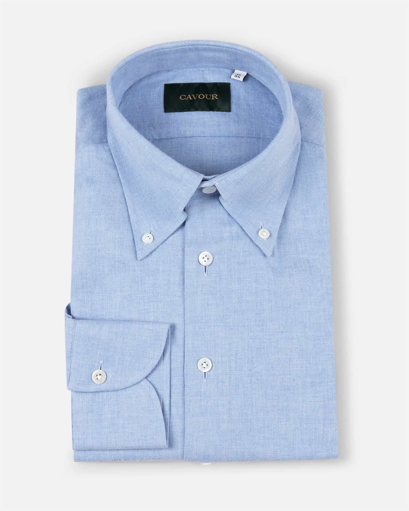 Premium Flannel Shirt Light Blue