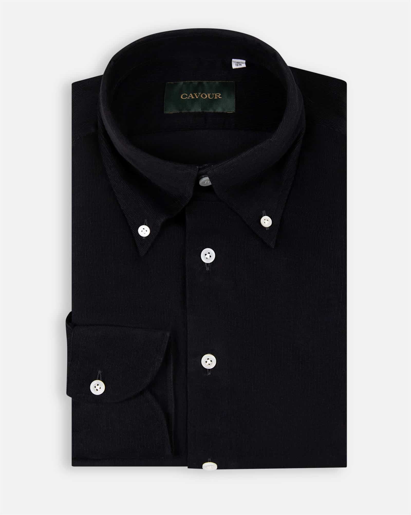Premium Corduroy Shirt Black