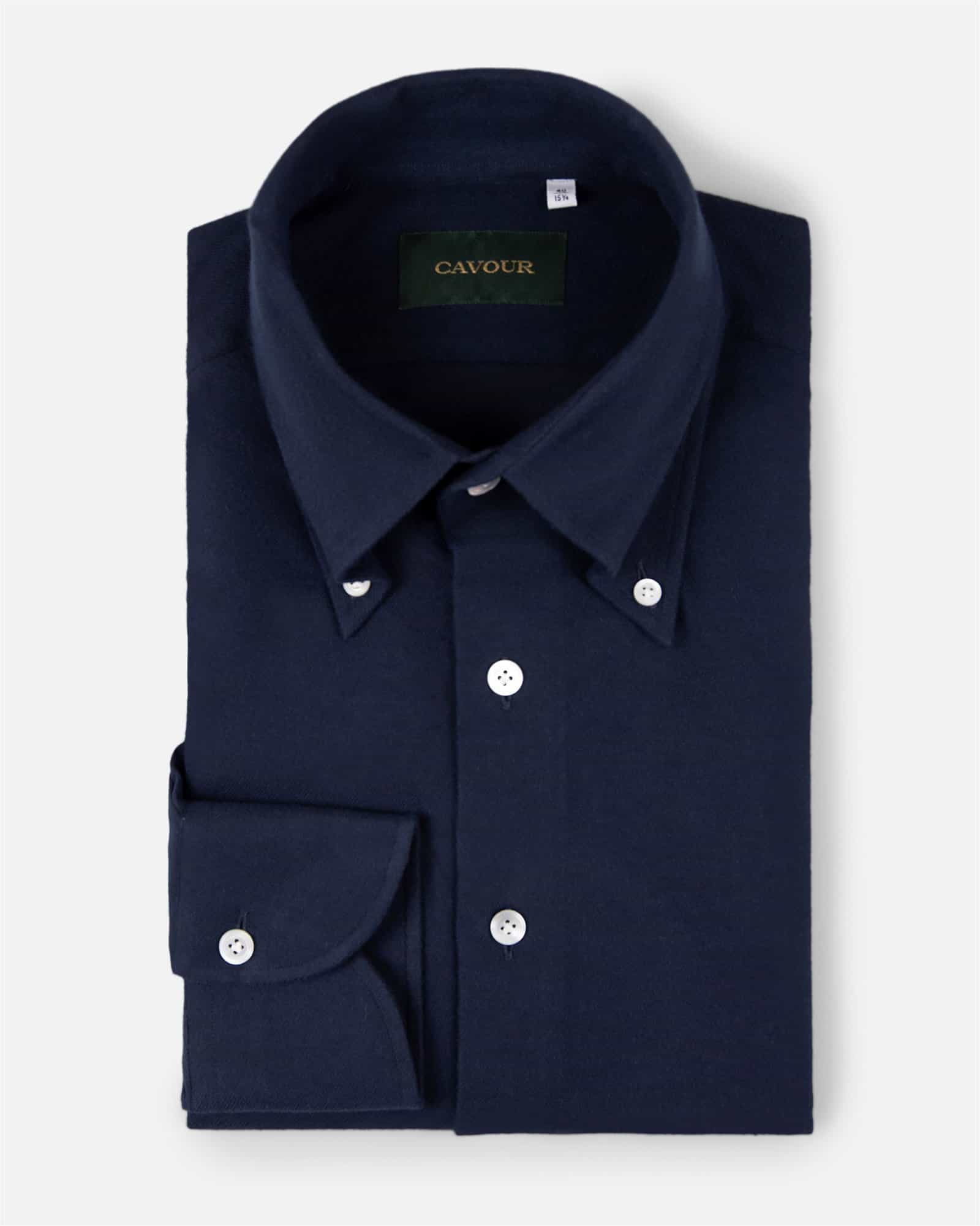 Premium Winter Flannel Shirt Navy