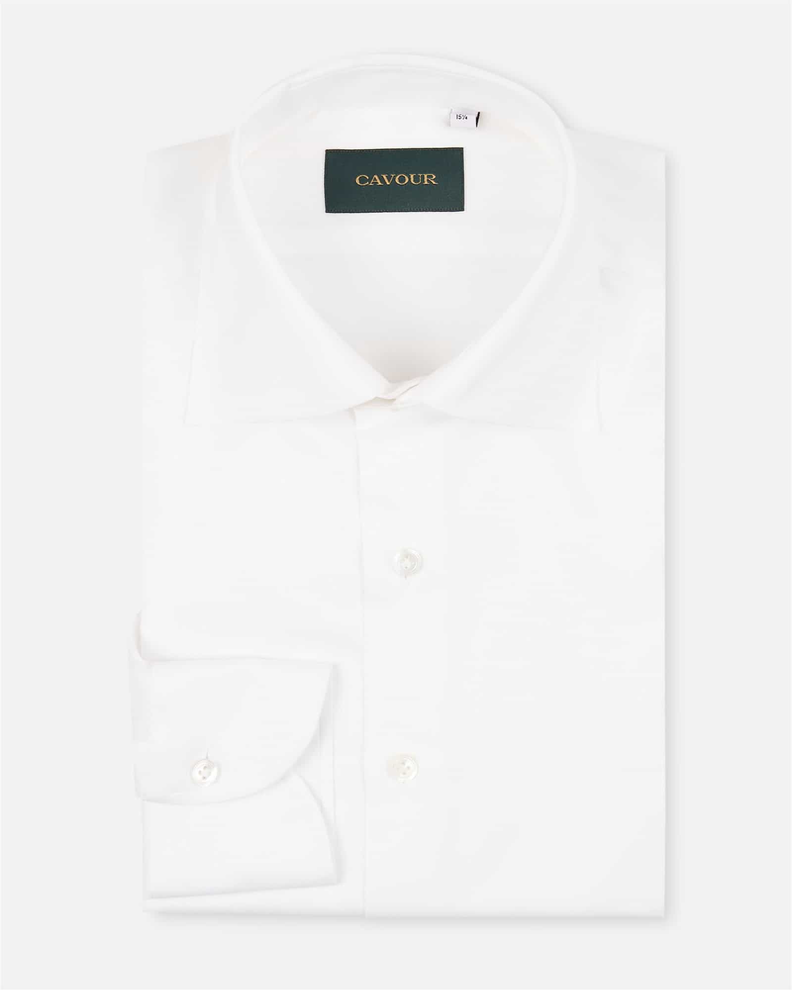 Premium Plain Twill Shirt White