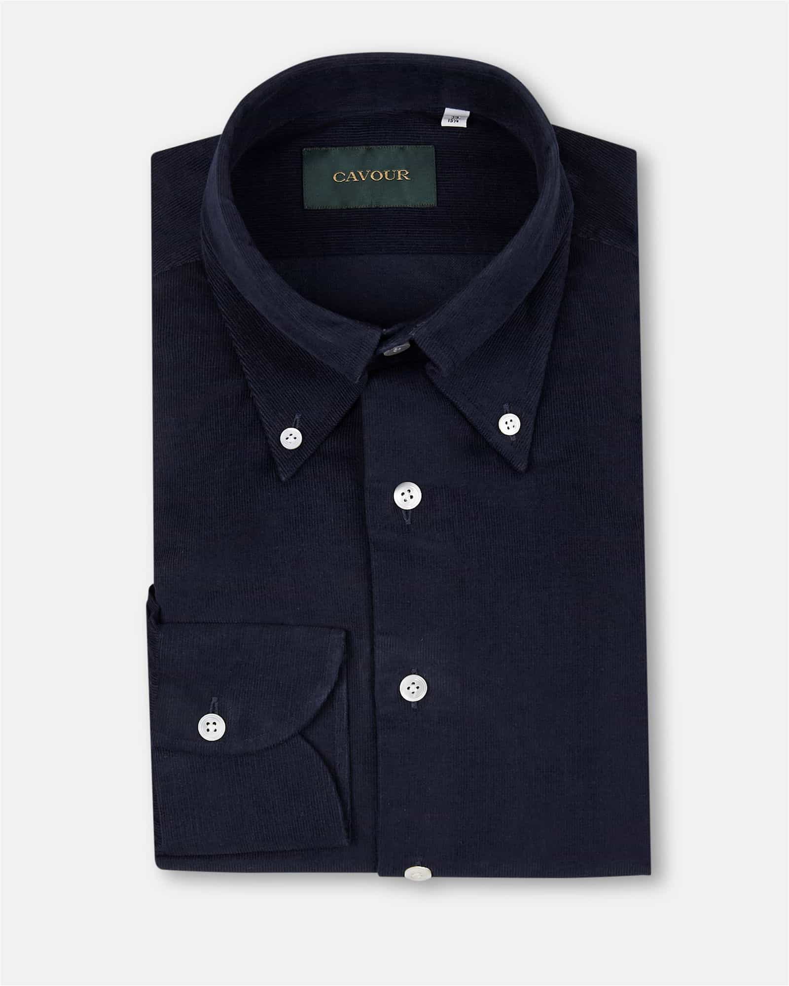 Premium Corduroy Shirt Navy