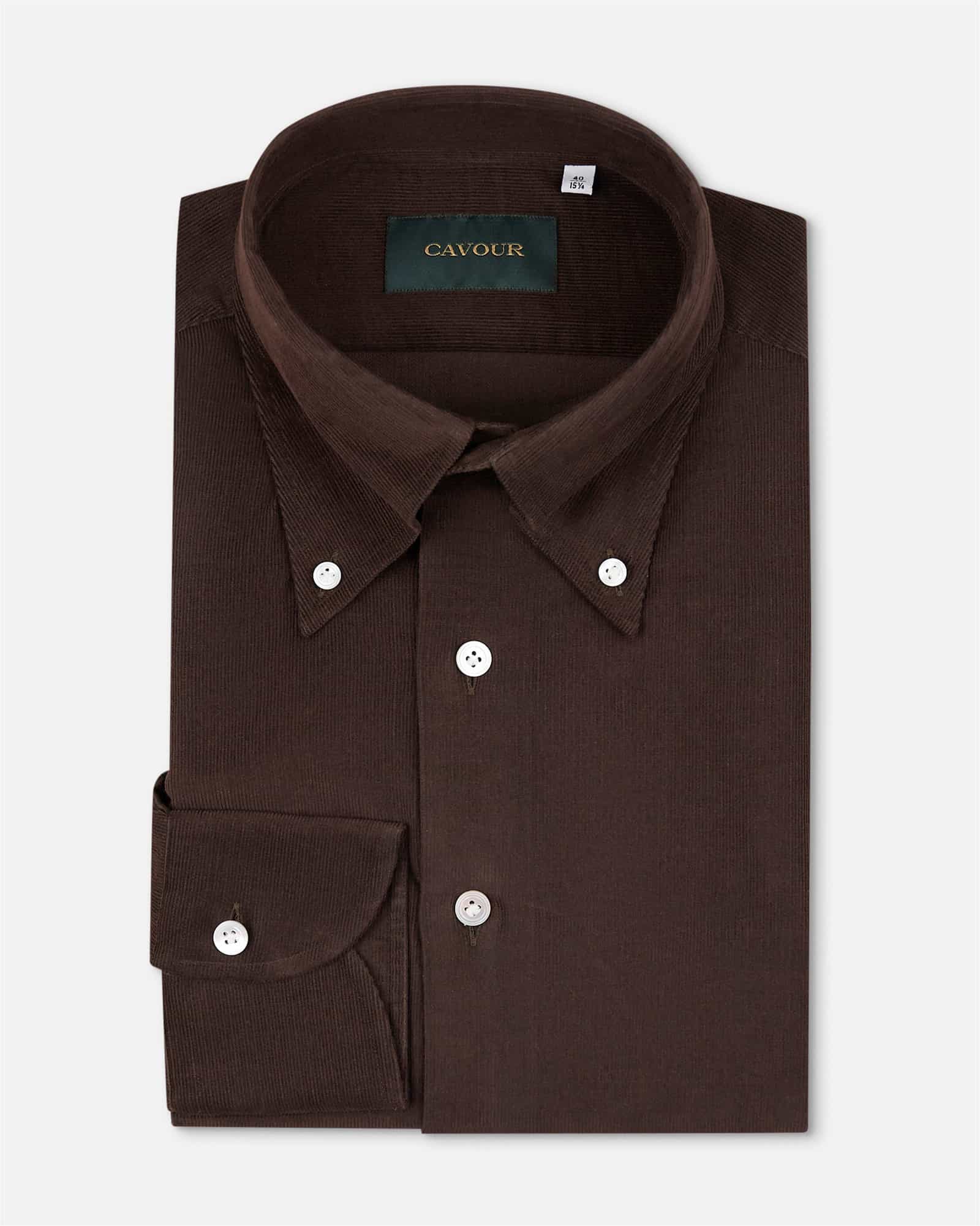 Premium Corduroy Shirt Brown