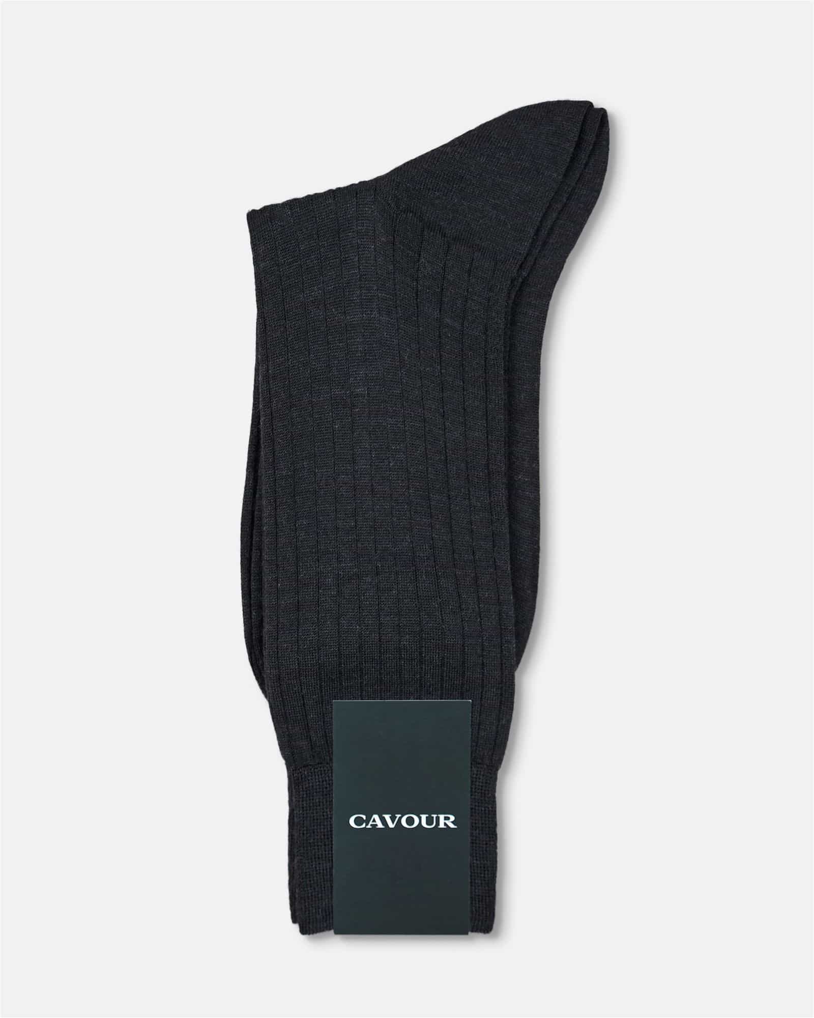 Wool Socks Charcoal