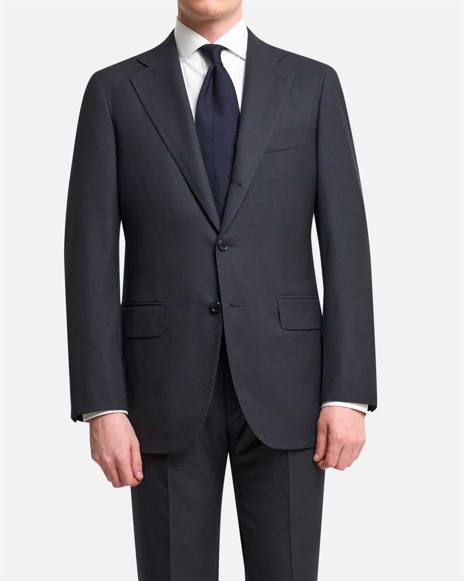 Mod 2 Cavour Twill Single Breasted Jacket Grey (matching trousers)