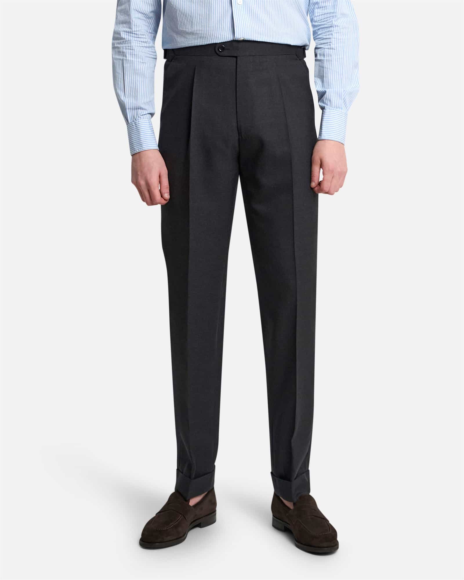 Mod 2 Summer Hightwist Trousers Charcoal