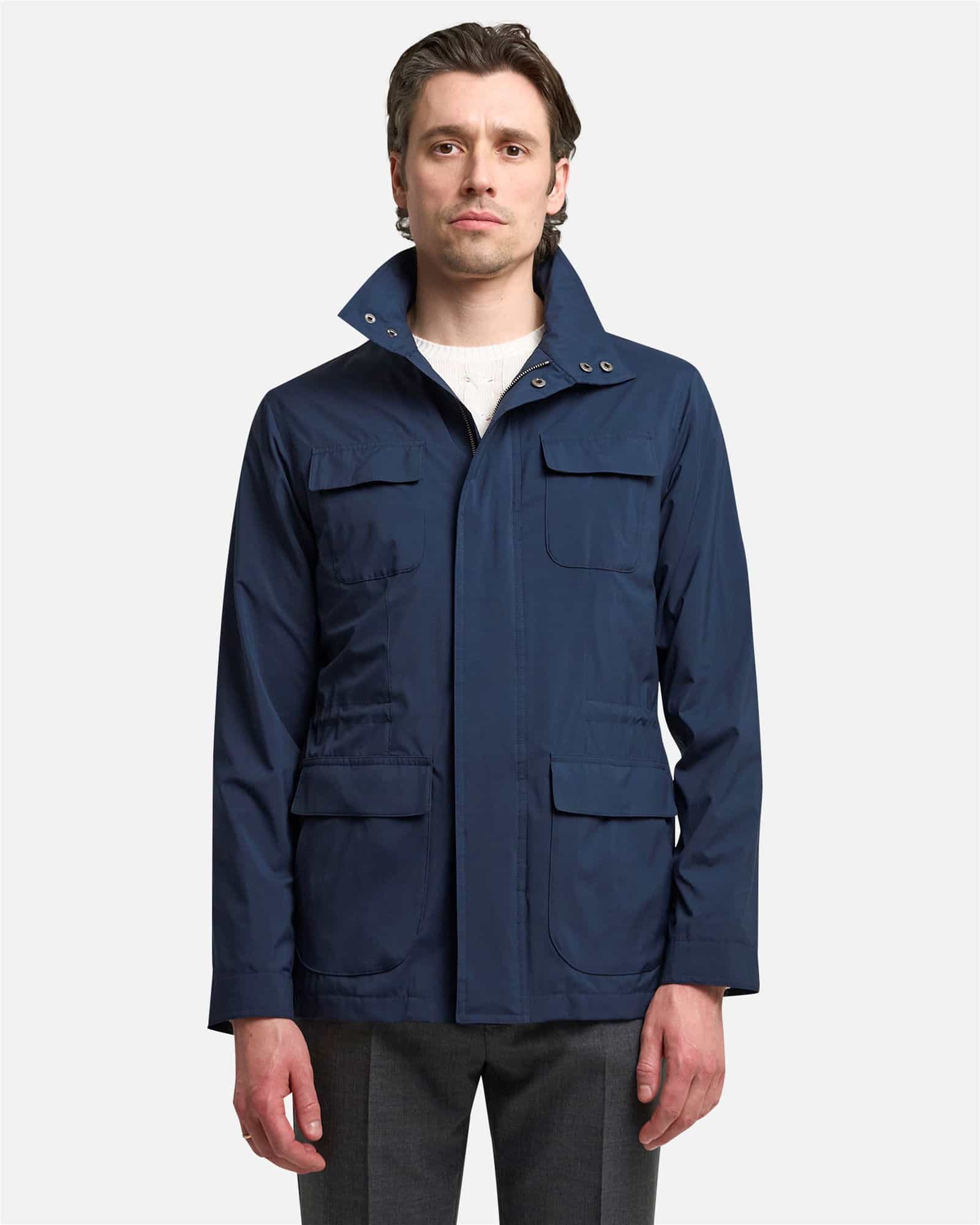 Field Jacket Technical Fabric Navy