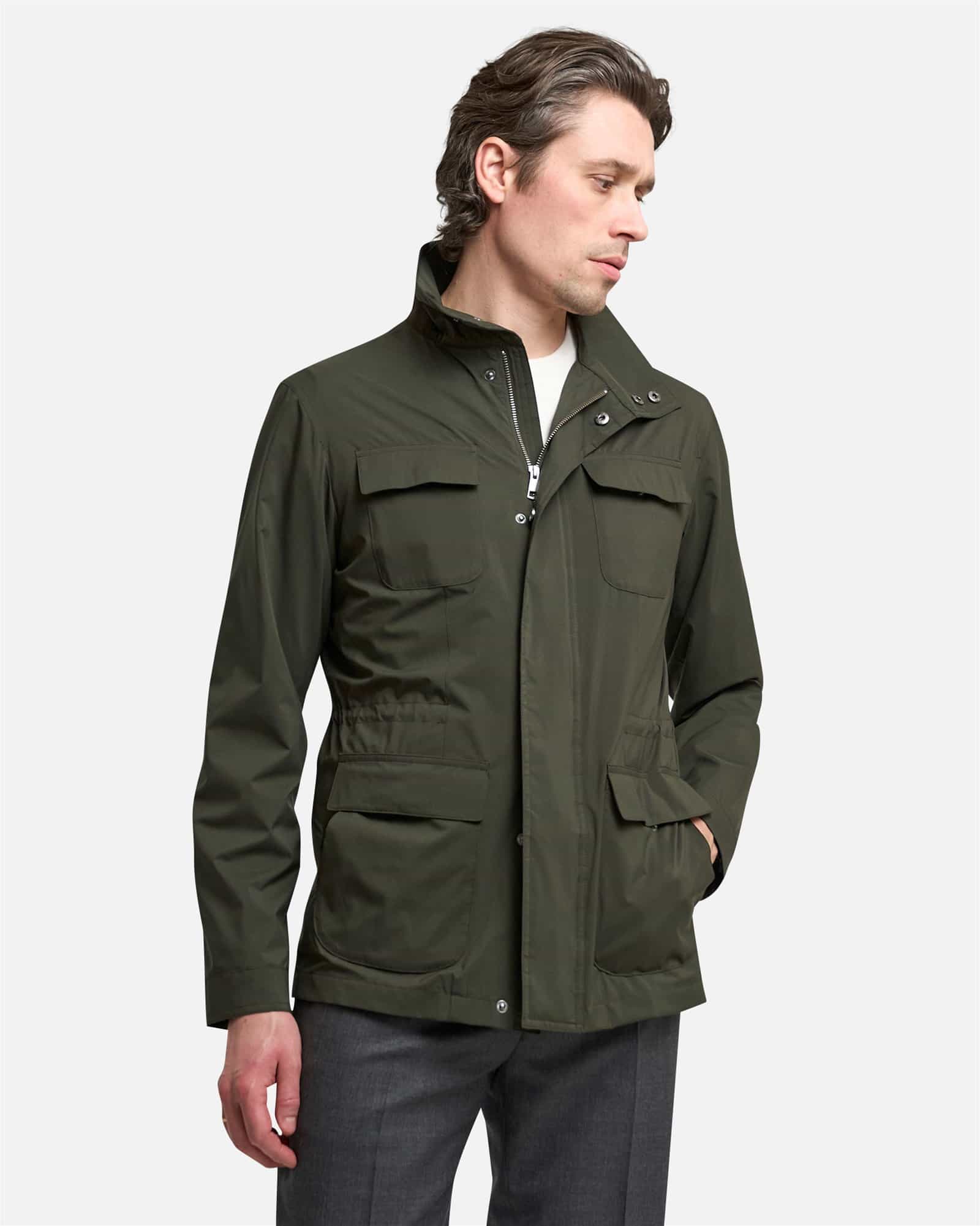 Field Jacket Technical Fabric Olive