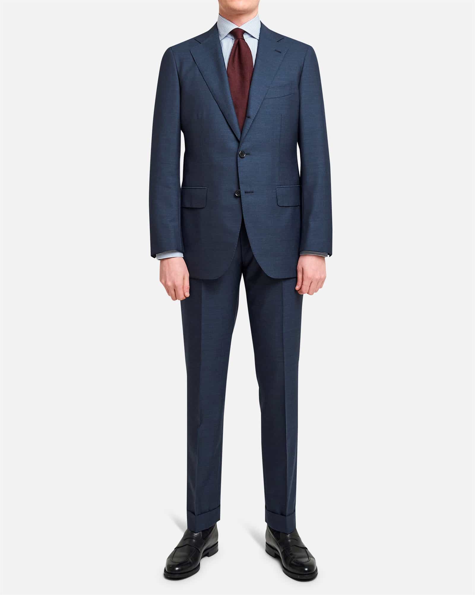 Mod 2 Airforce Blue Hightwist Suit Blue