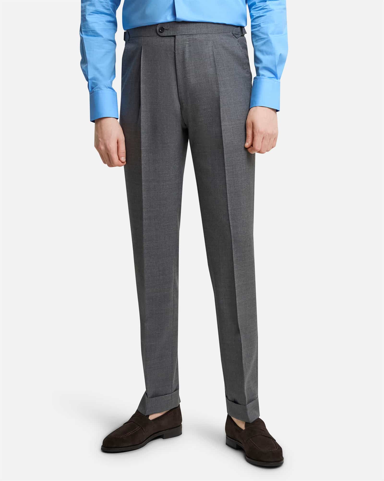 Mod 2 Summer Hightwist Trousers Light Grey