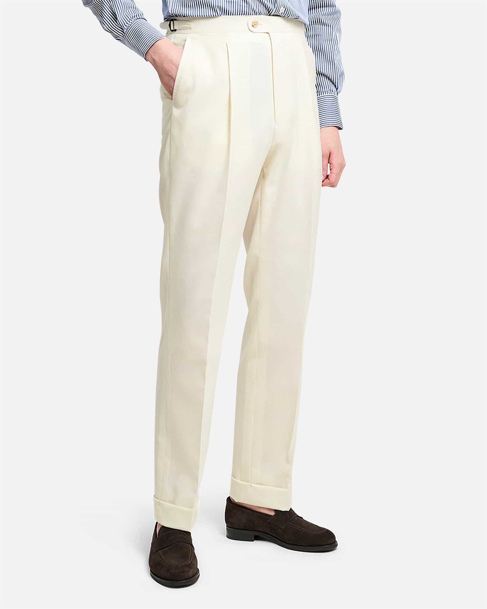 Mod 3 Summer Hightwist Trouser Cream