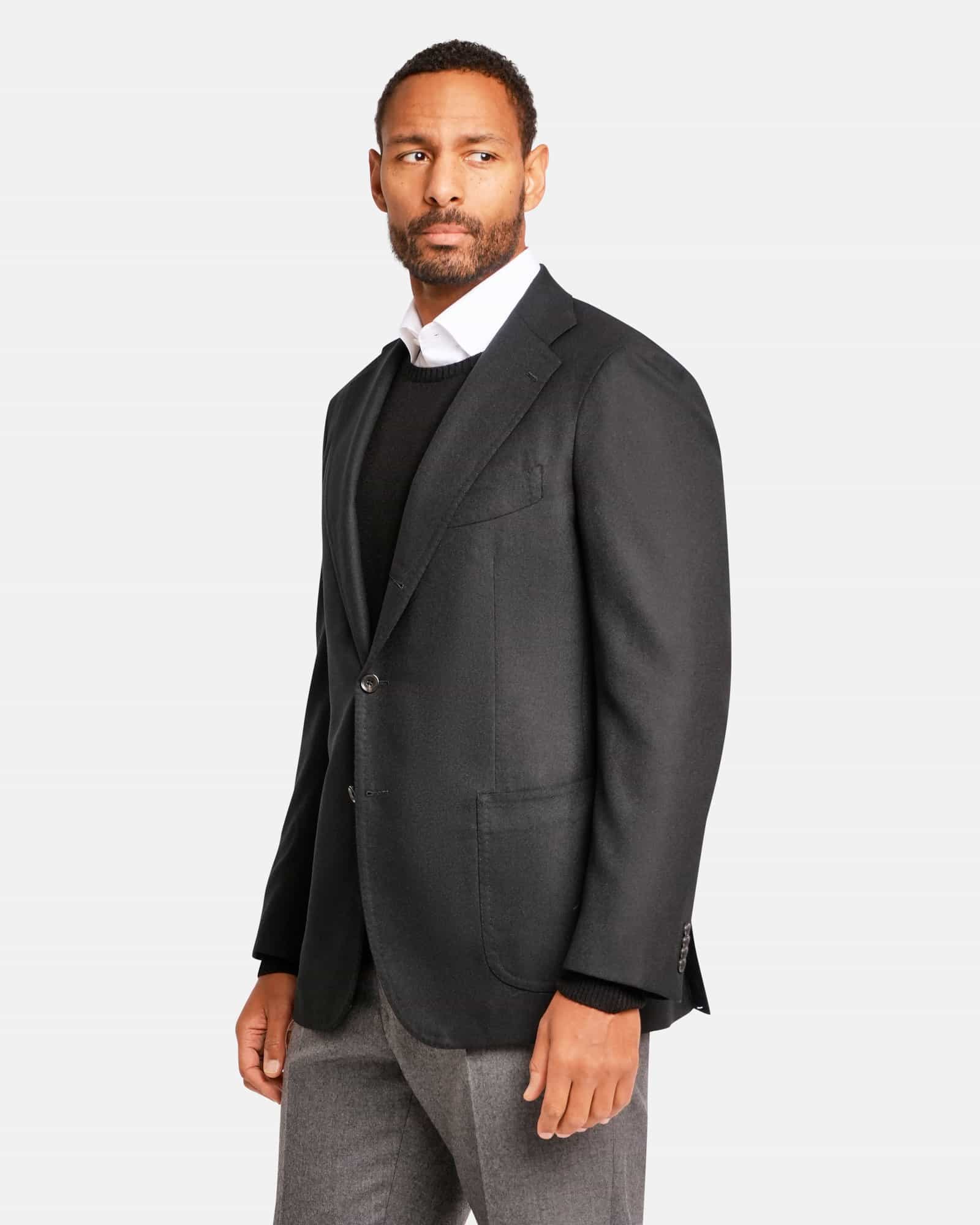 Mod 2 - Winter Hopsack Jacket Black