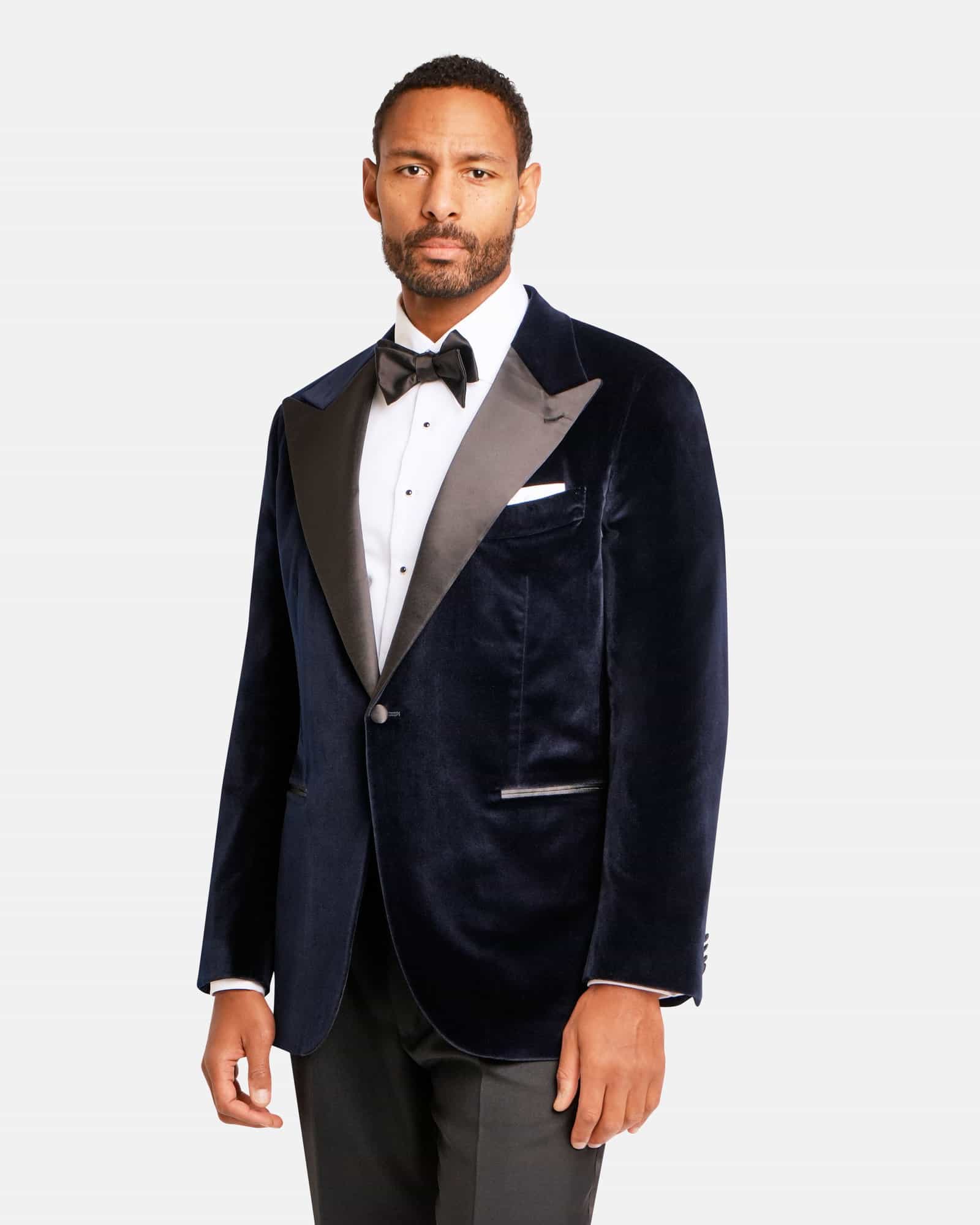 Mod 2 - Velvet Tuxedo Jacket Navy