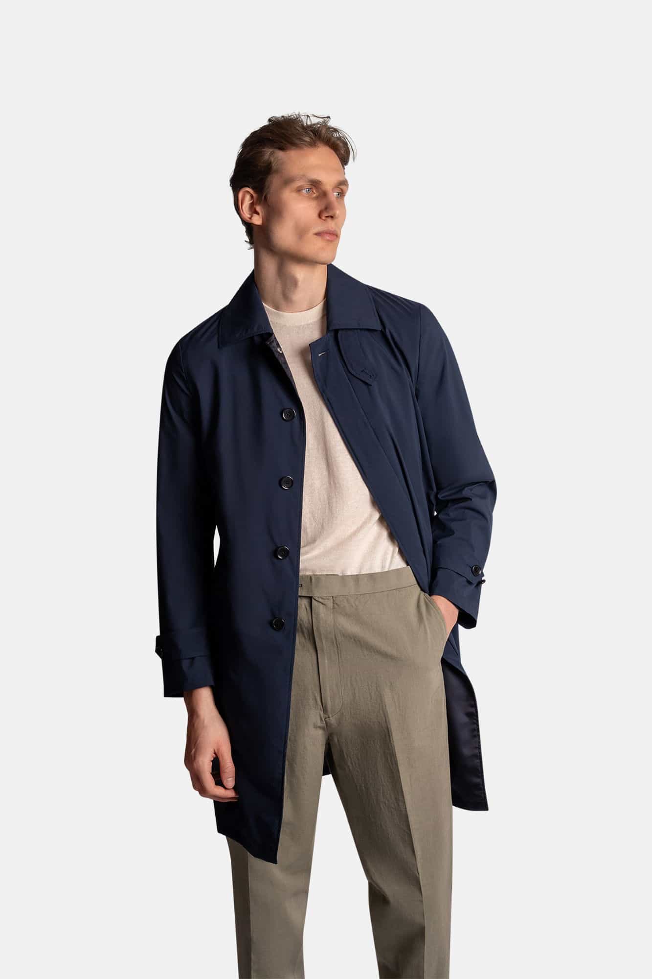 Tech Summer Coat Navy