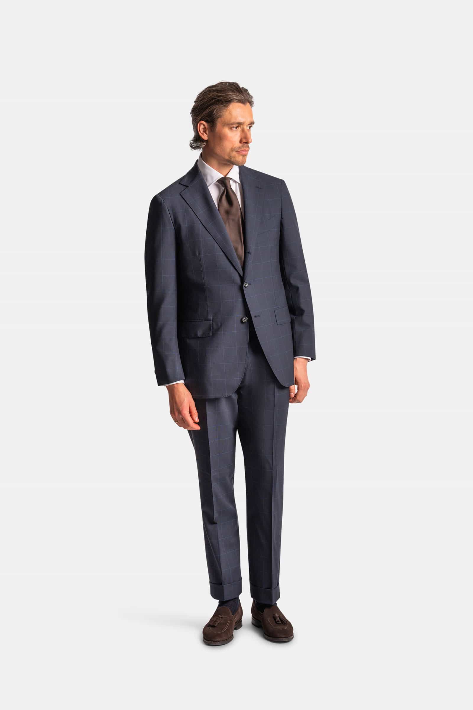 Mod 2 - Glencheck Suit Navy