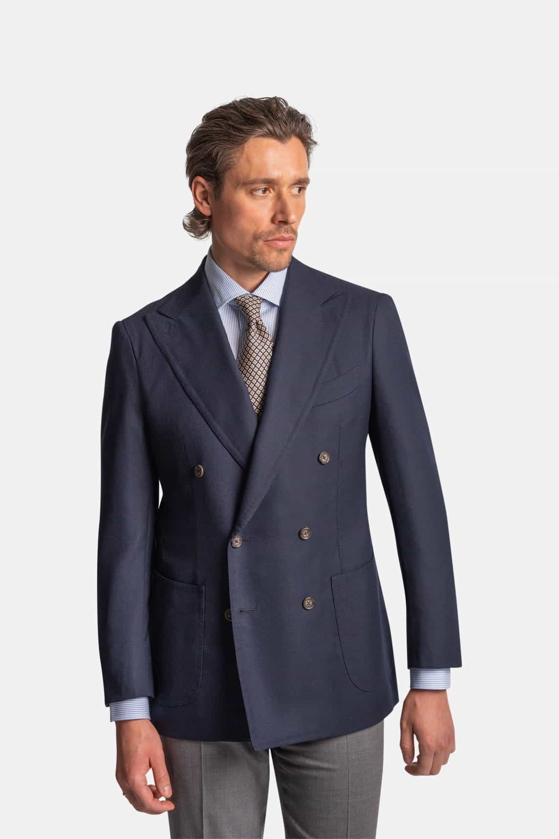 Mod 3 - Double Breasted Montecarlo Jacket Navy