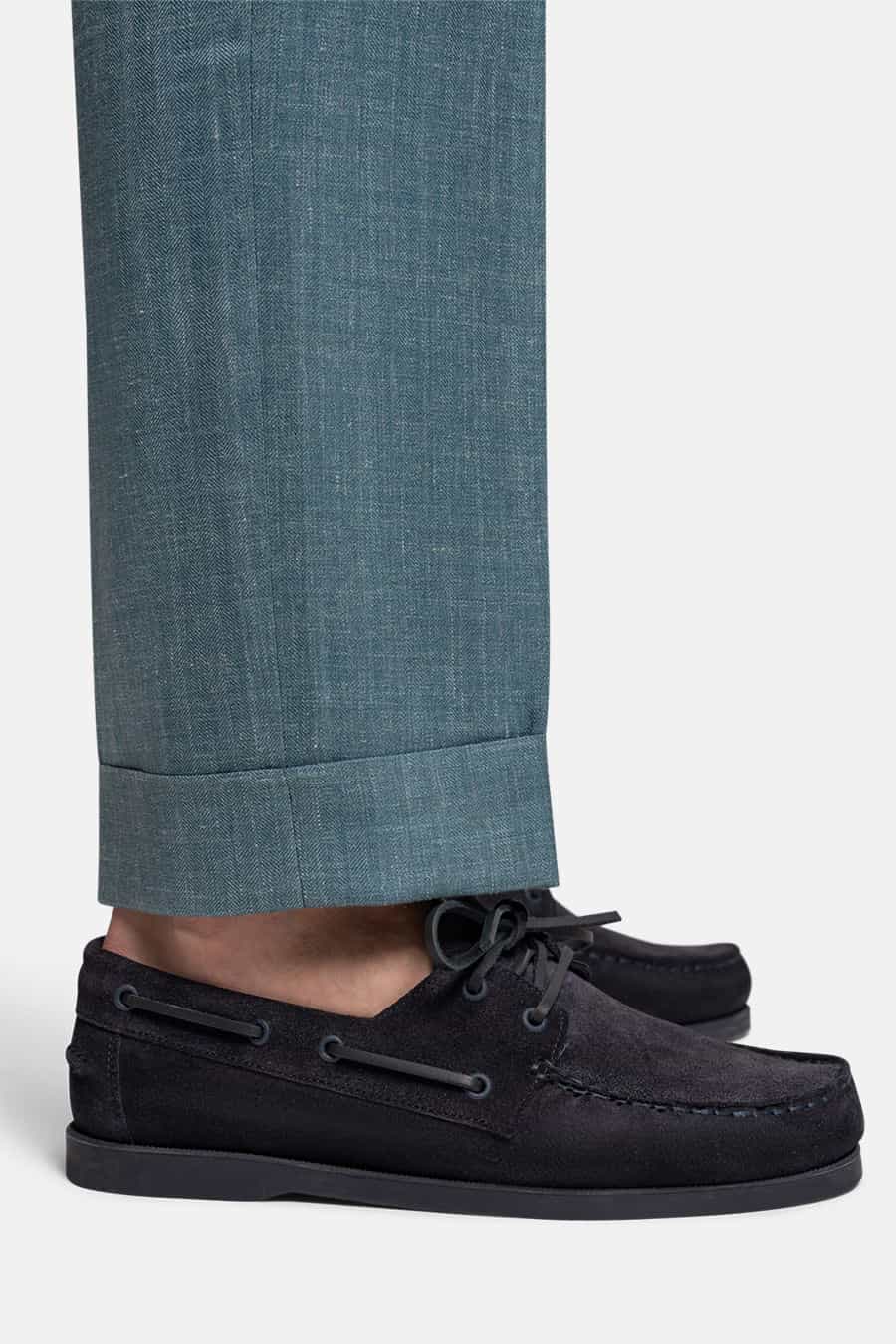 Suede Regatta Shoe Blue