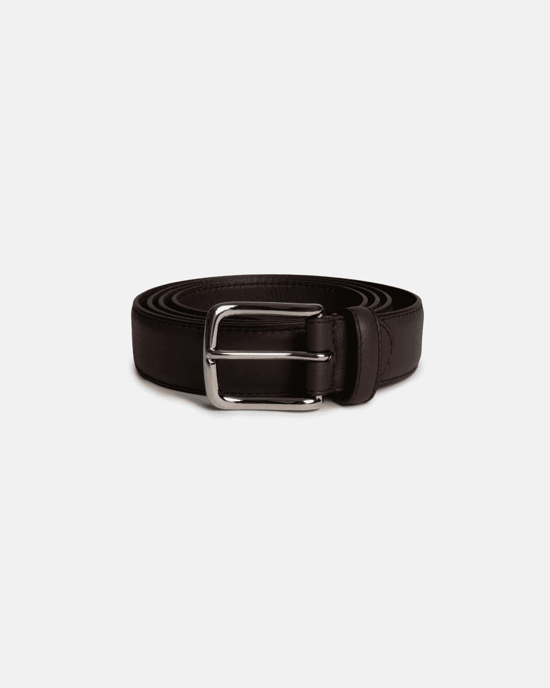 Soft Calf Leather Belt Brown