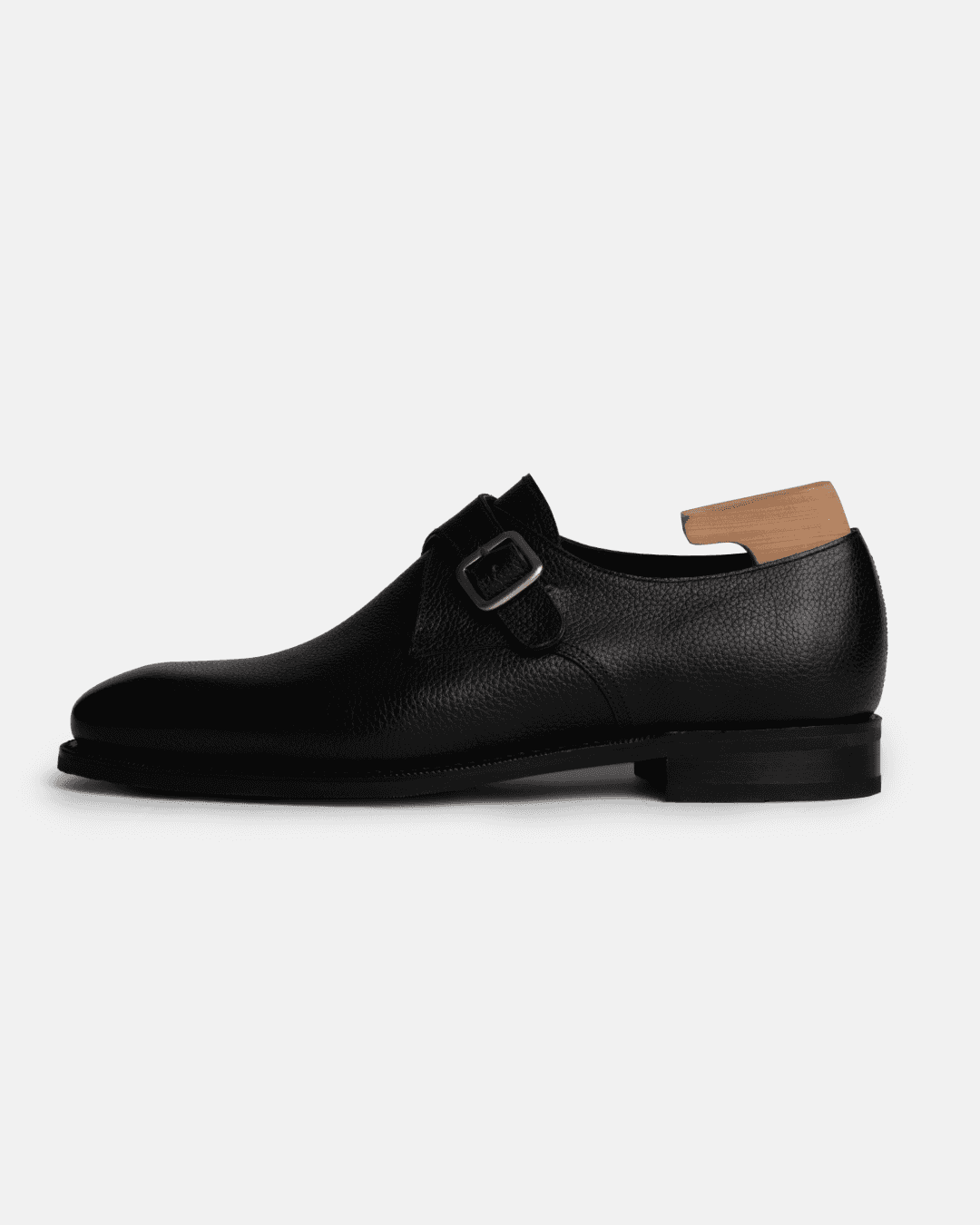 Single Monk Inca Soft Chisel Rubber Sole Black