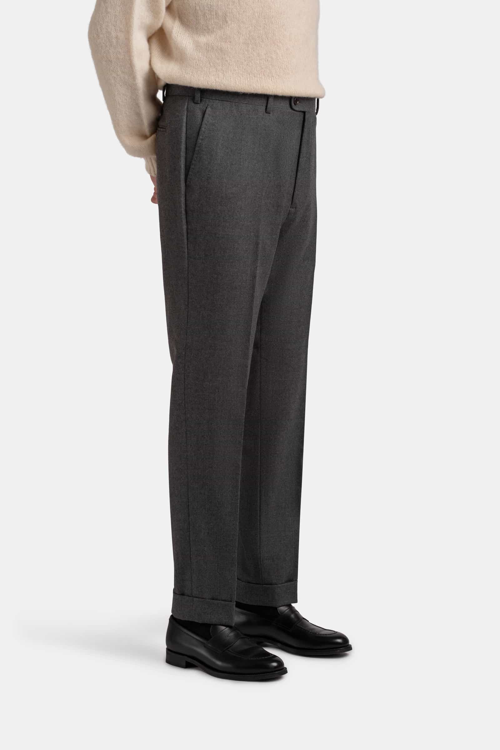 Mod 2 British Flannel Trouser Grey