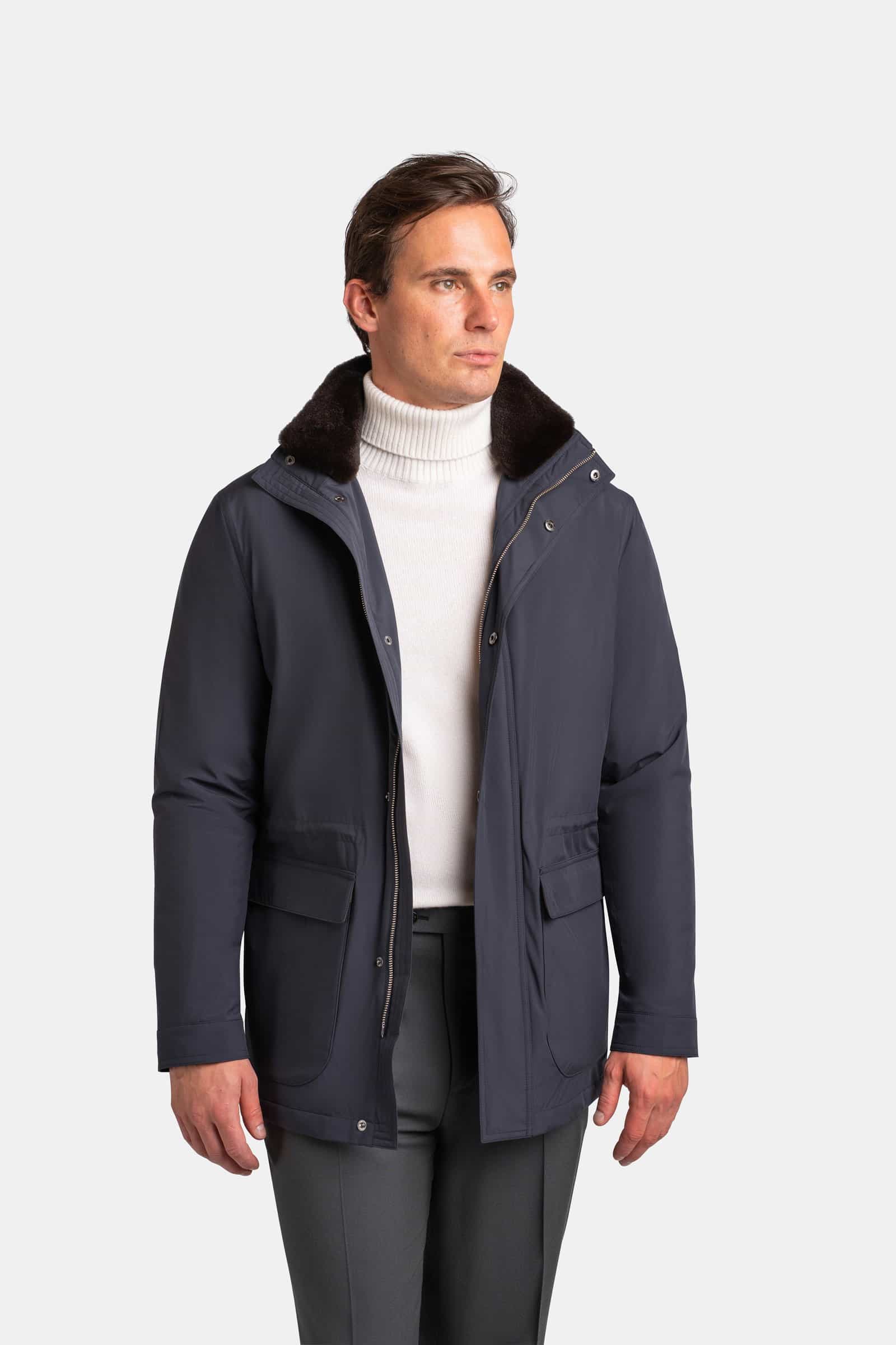 Winter Technical Car Coat Navy