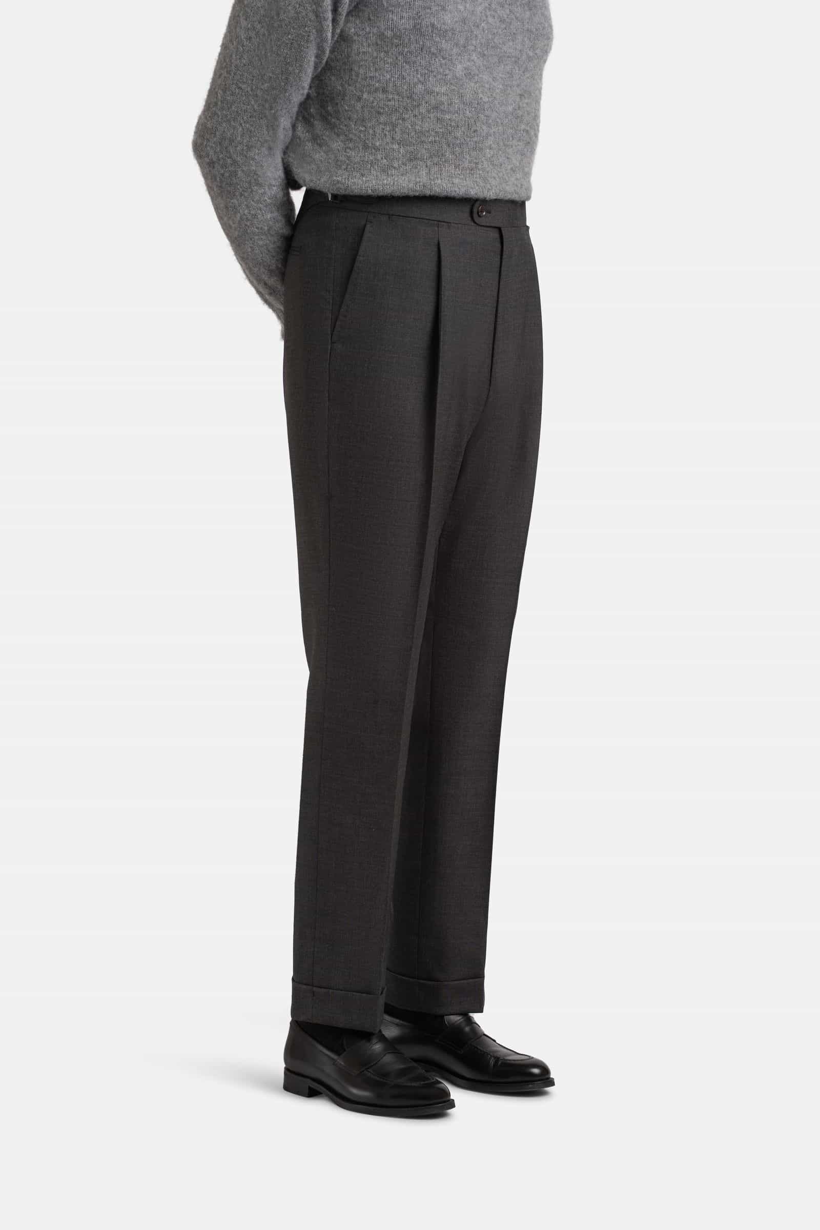Mod 3 Cavour Twist Single Pleat Trouser Grey (Matching Jackets)