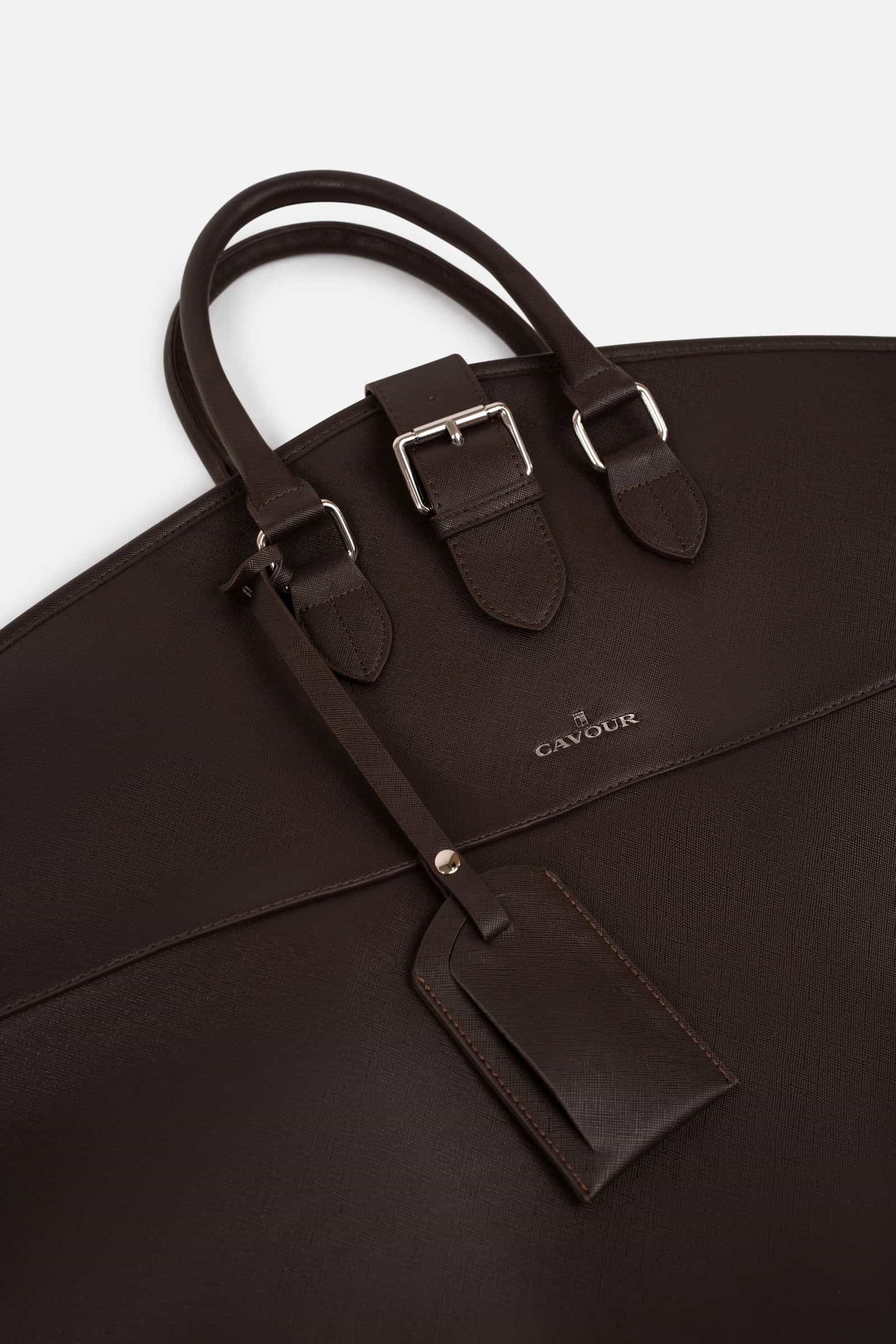 Luxury Garment Carrier Dark Brown