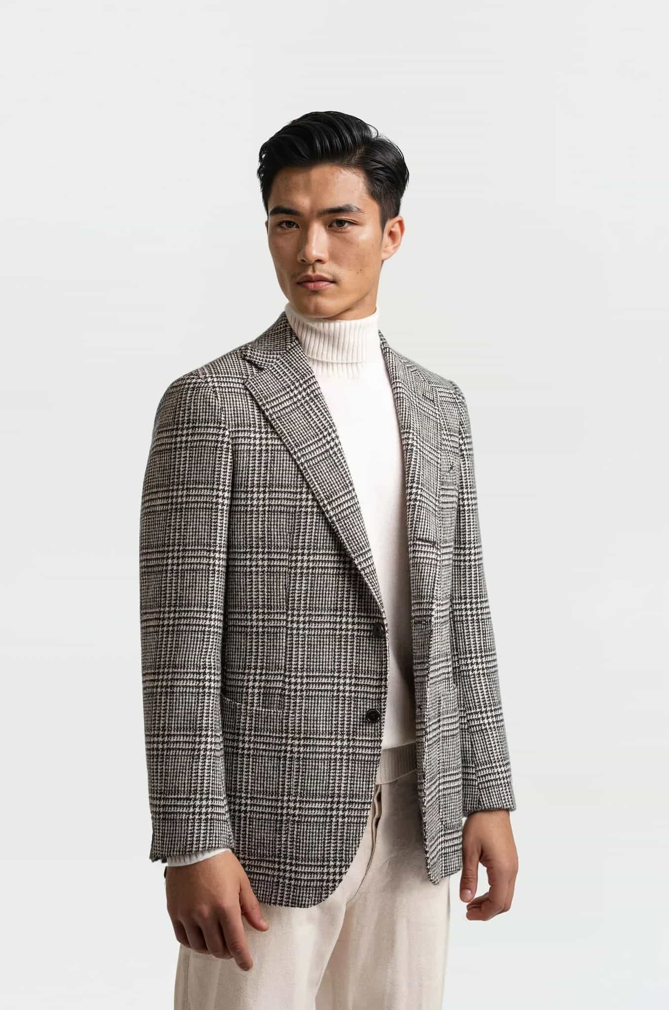 Mod 2  Classic Tweed Glencheck Black