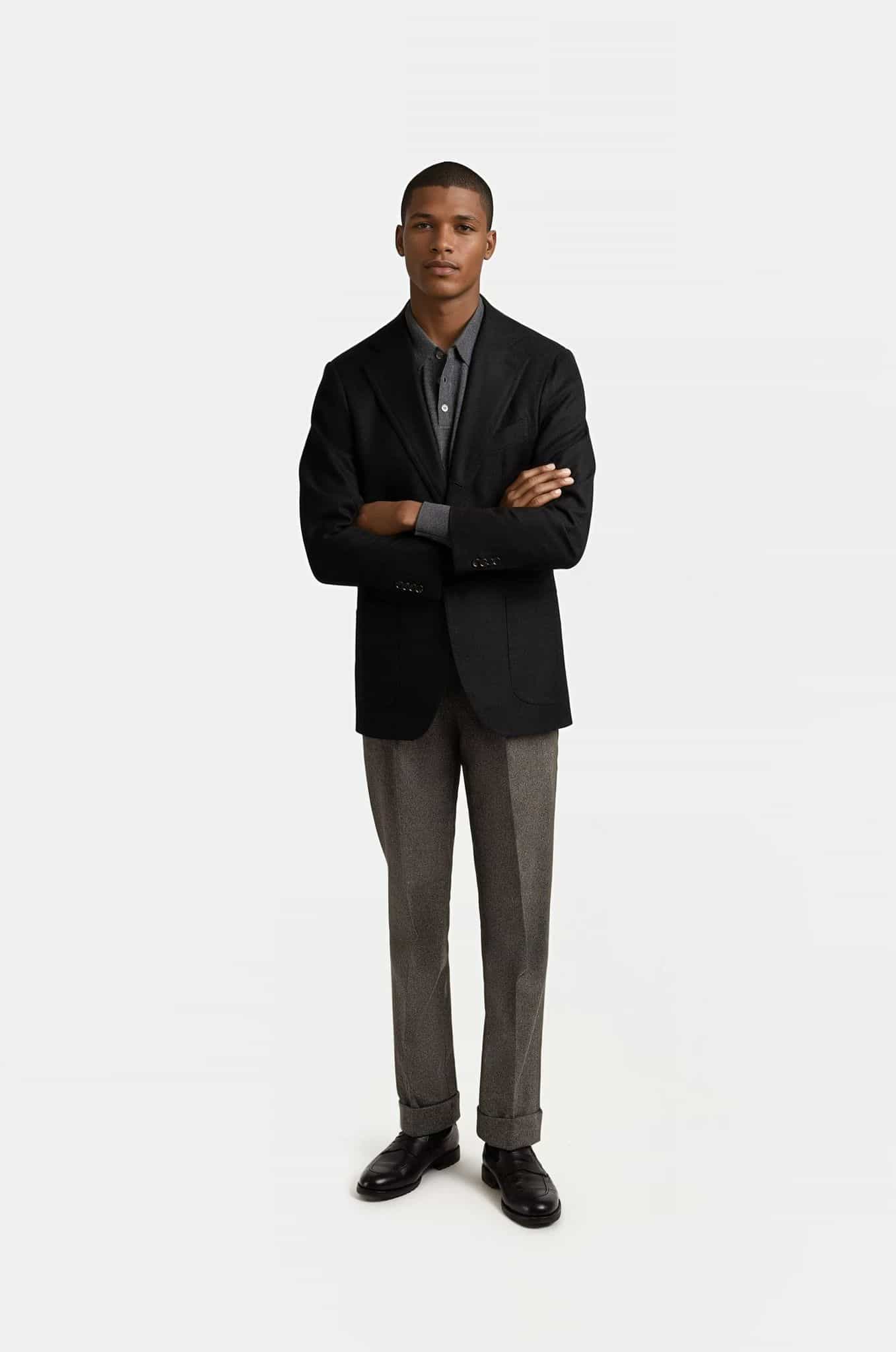 Mod 2 Classic Hopsack Jacket Black