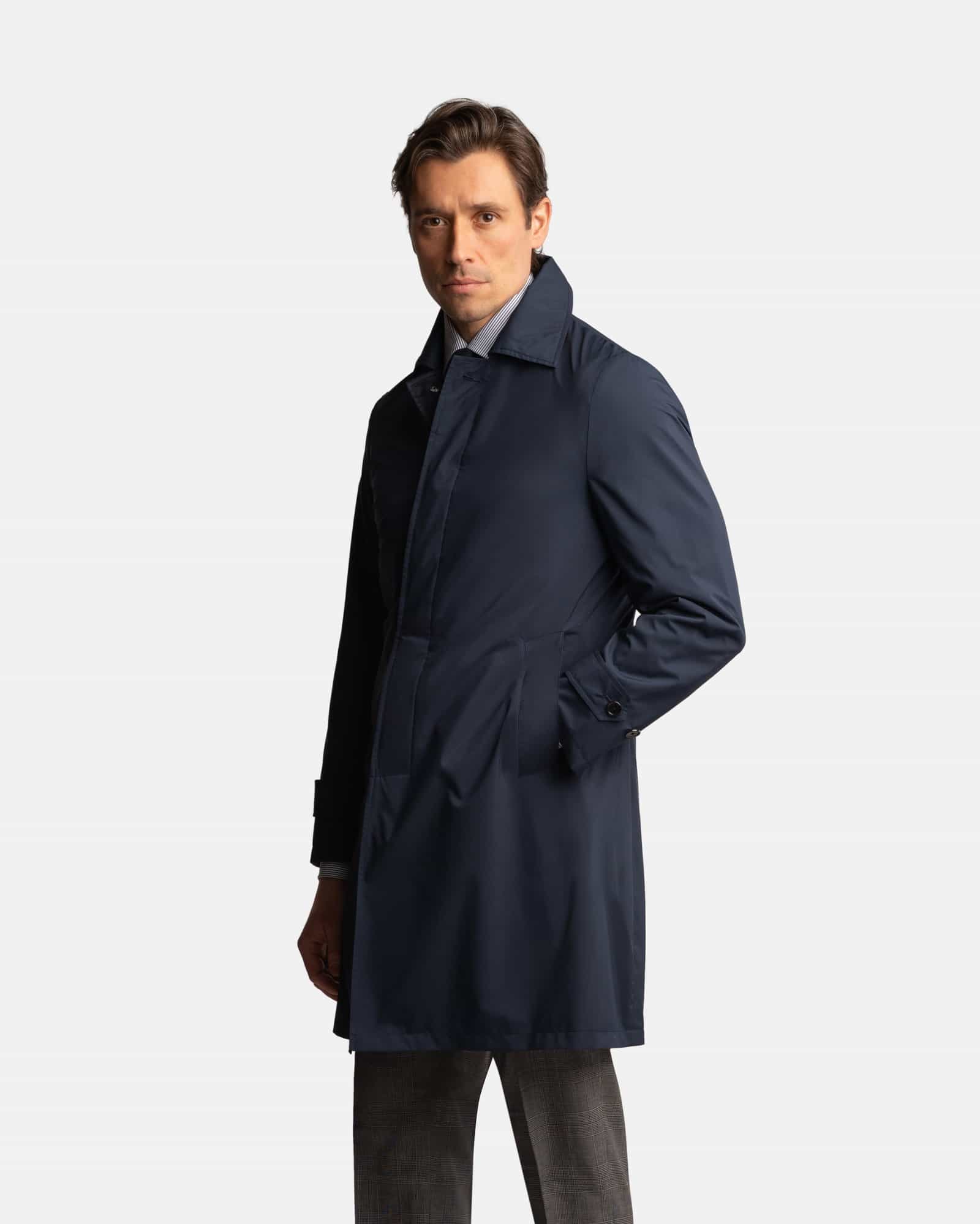 Spring Technical Coat Navy