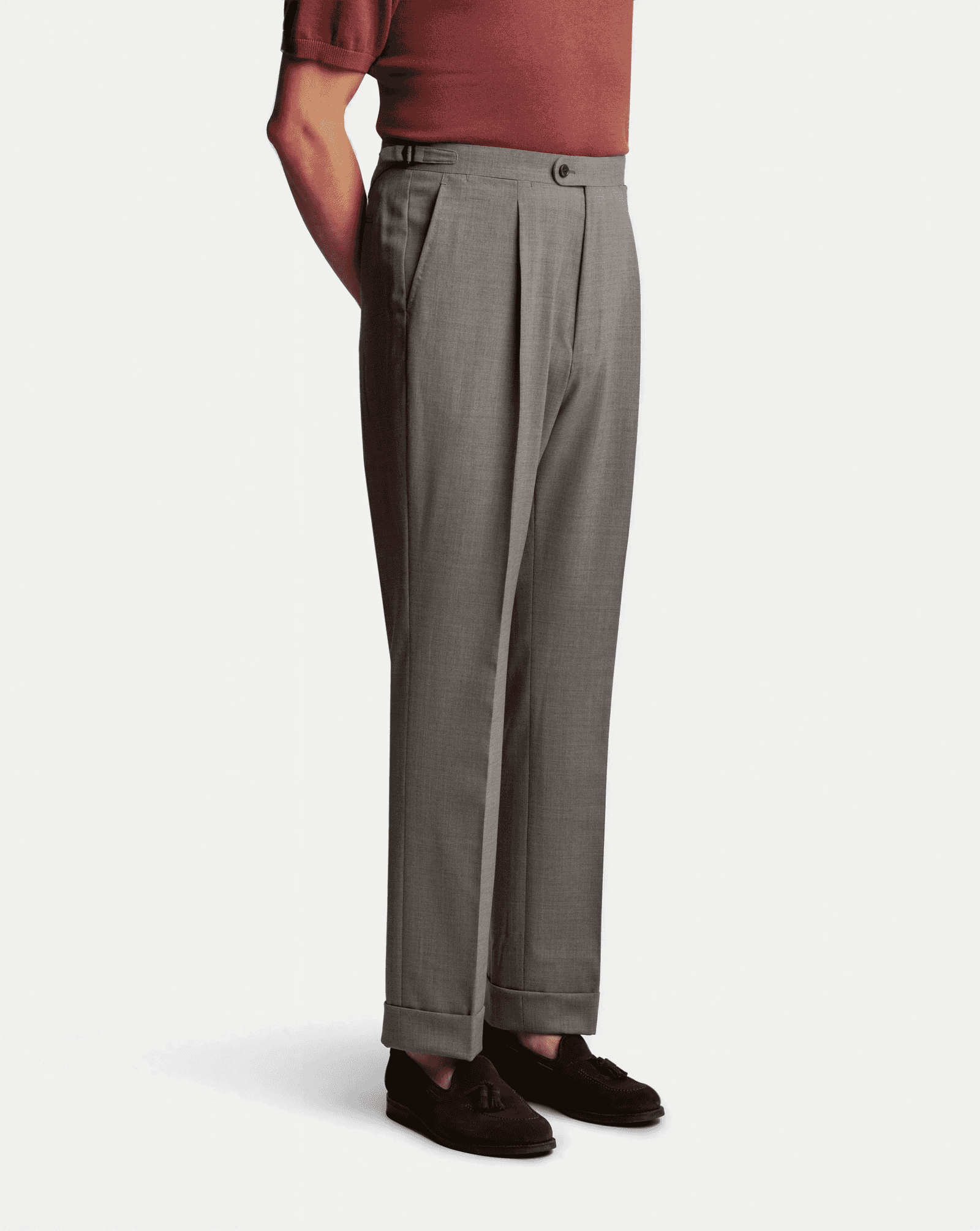 Mod 3 Hightwist Trouser Grey