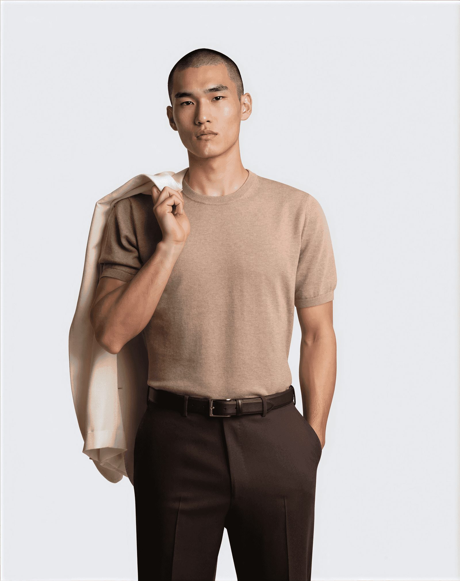 CashSilk T-Shirt Beige